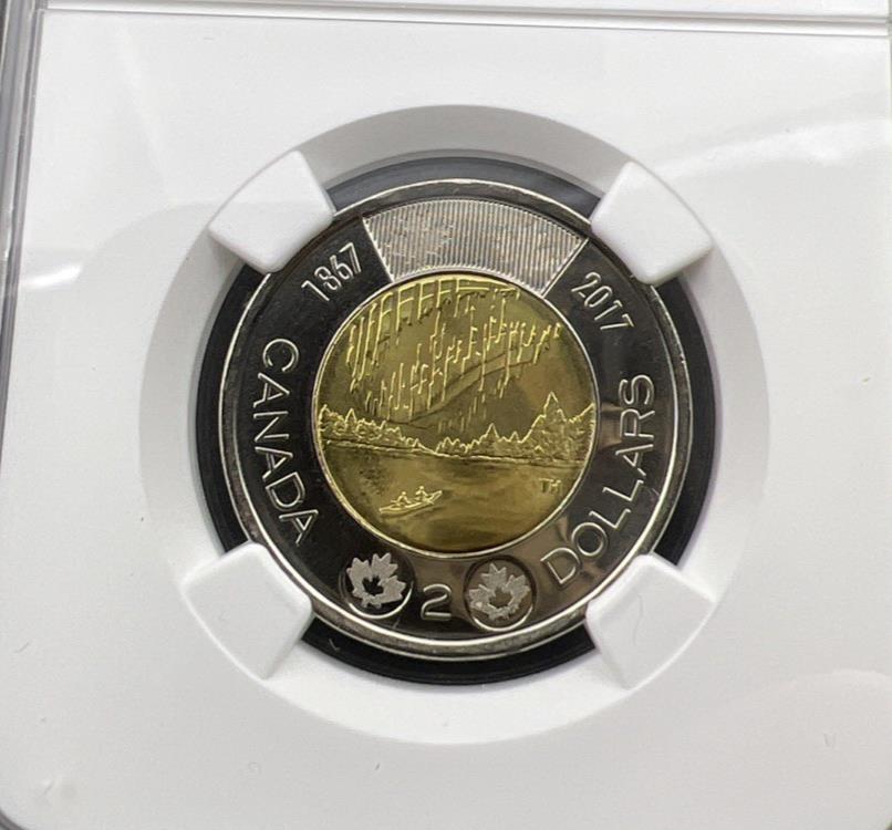 2017 Canada $2 Dance of the Spirits Twoonie MS66 NGC #046