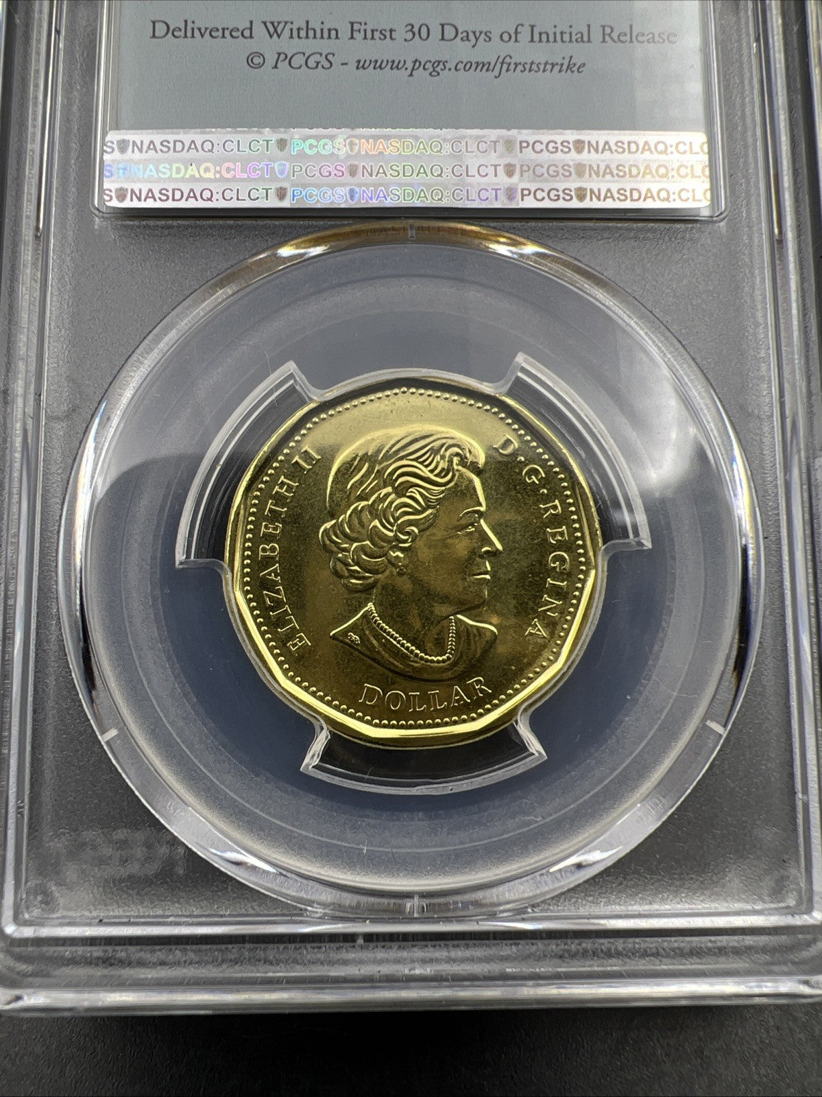 2016 Canada $1 Lucky Loonie Coin PCGS MS66 First Strike