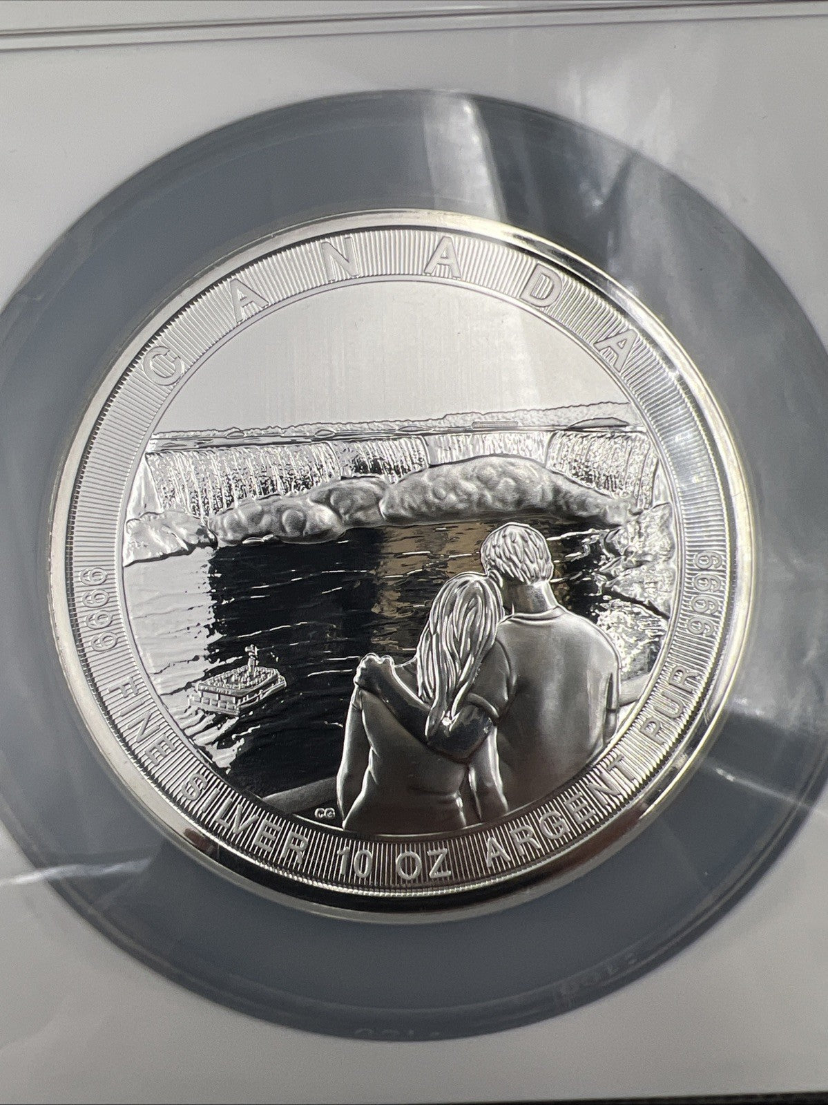 2017 Canada S$50 10 Oz Silver Niagara Falls Commemorative NGC MS69 FDOI