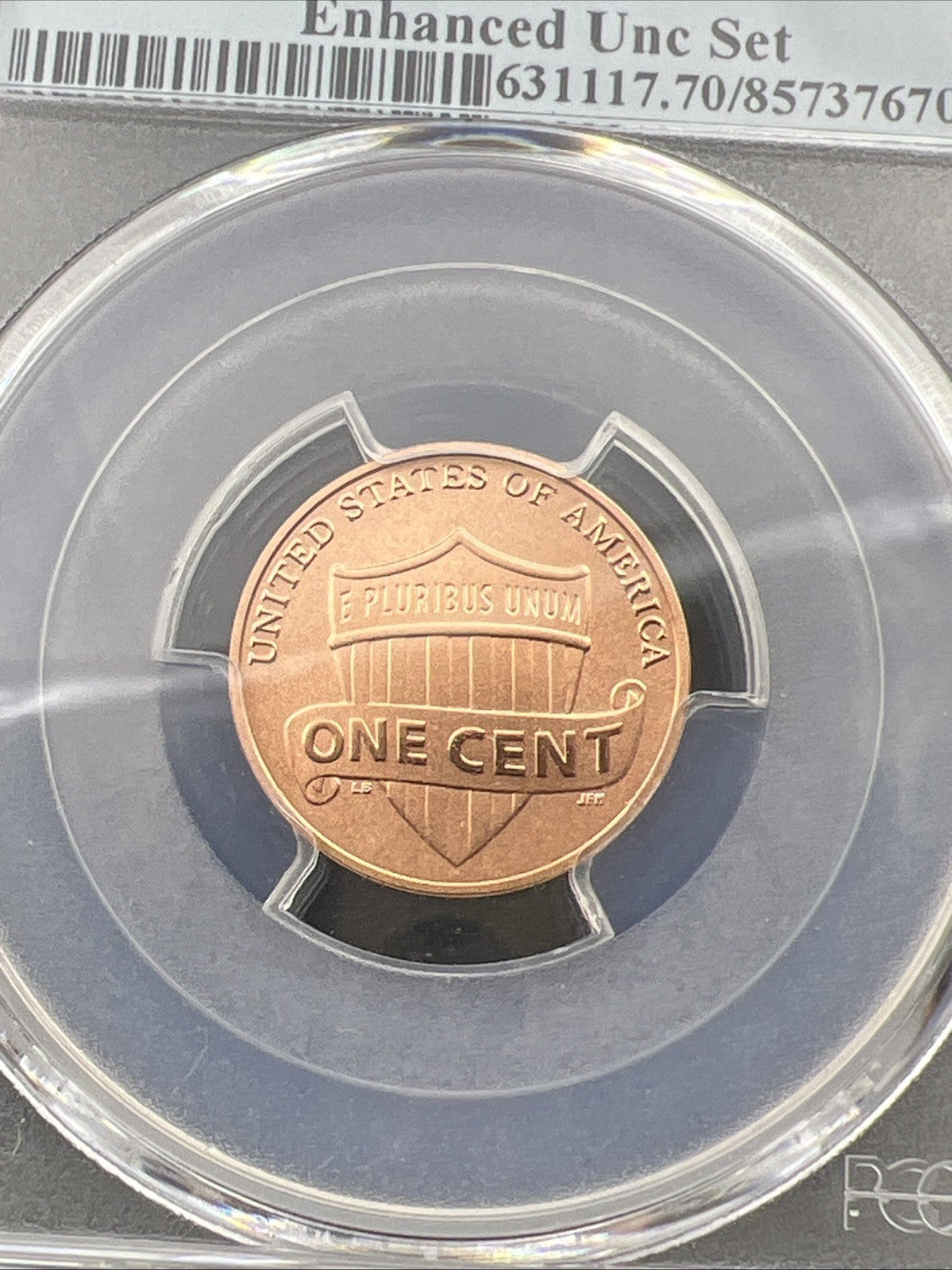 2017 S 1c Lincoln Shield Cent Enhanced Uncirculated Set PCGS SP70 First Strike