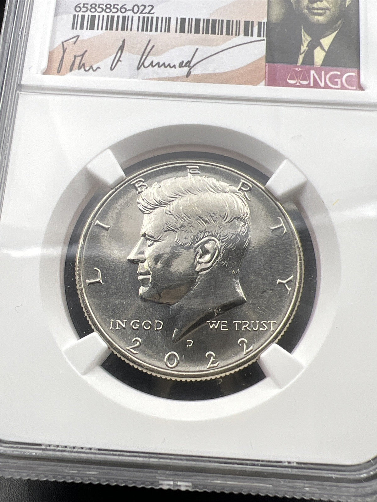 2022 D 50c Kennedy Copper Nickel Half Dollar Coin MS68 NGC Gem BU Certified #022