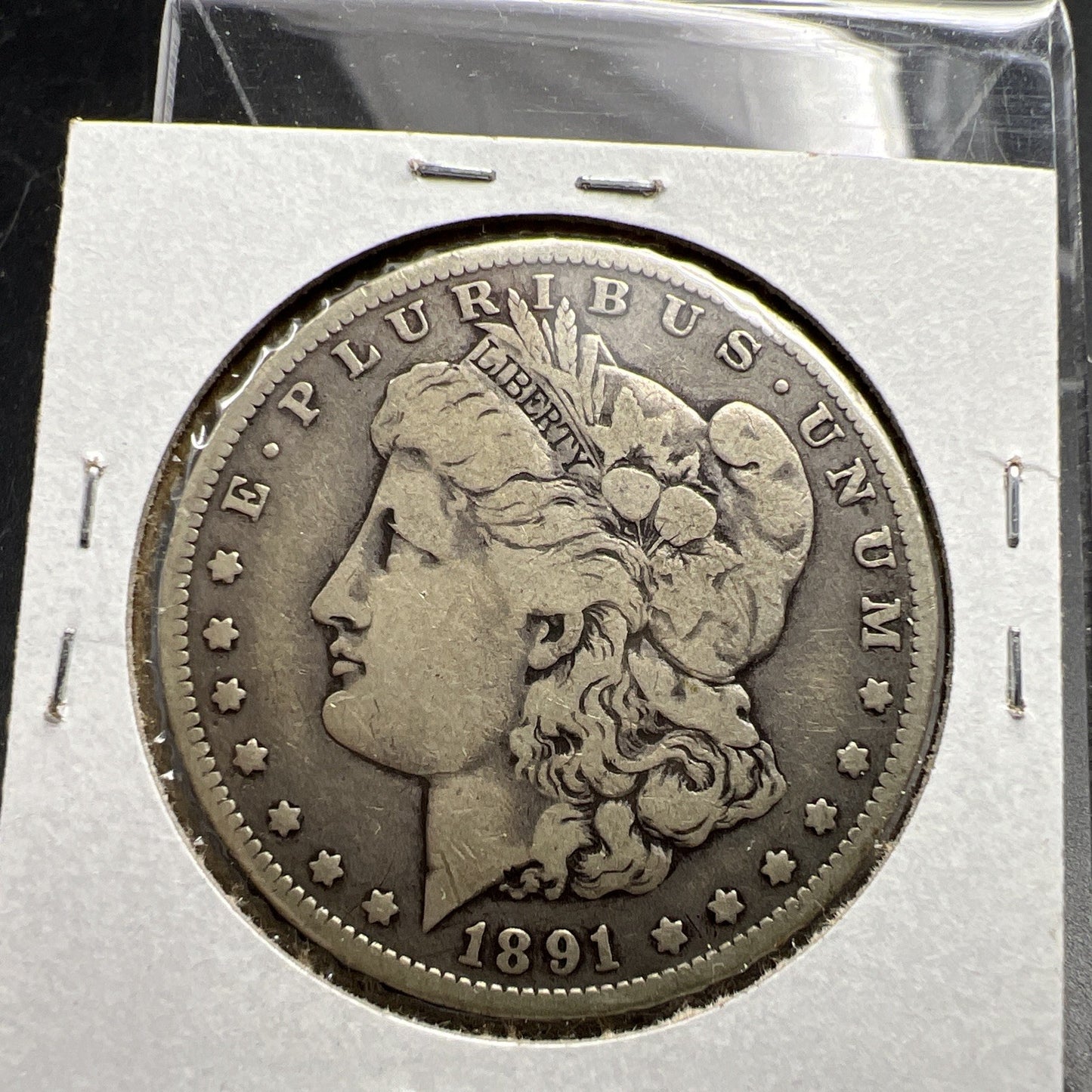 1891 O Morgan Silver Dollar Coin Vam 1A E Reverse Fine / VF Circulated