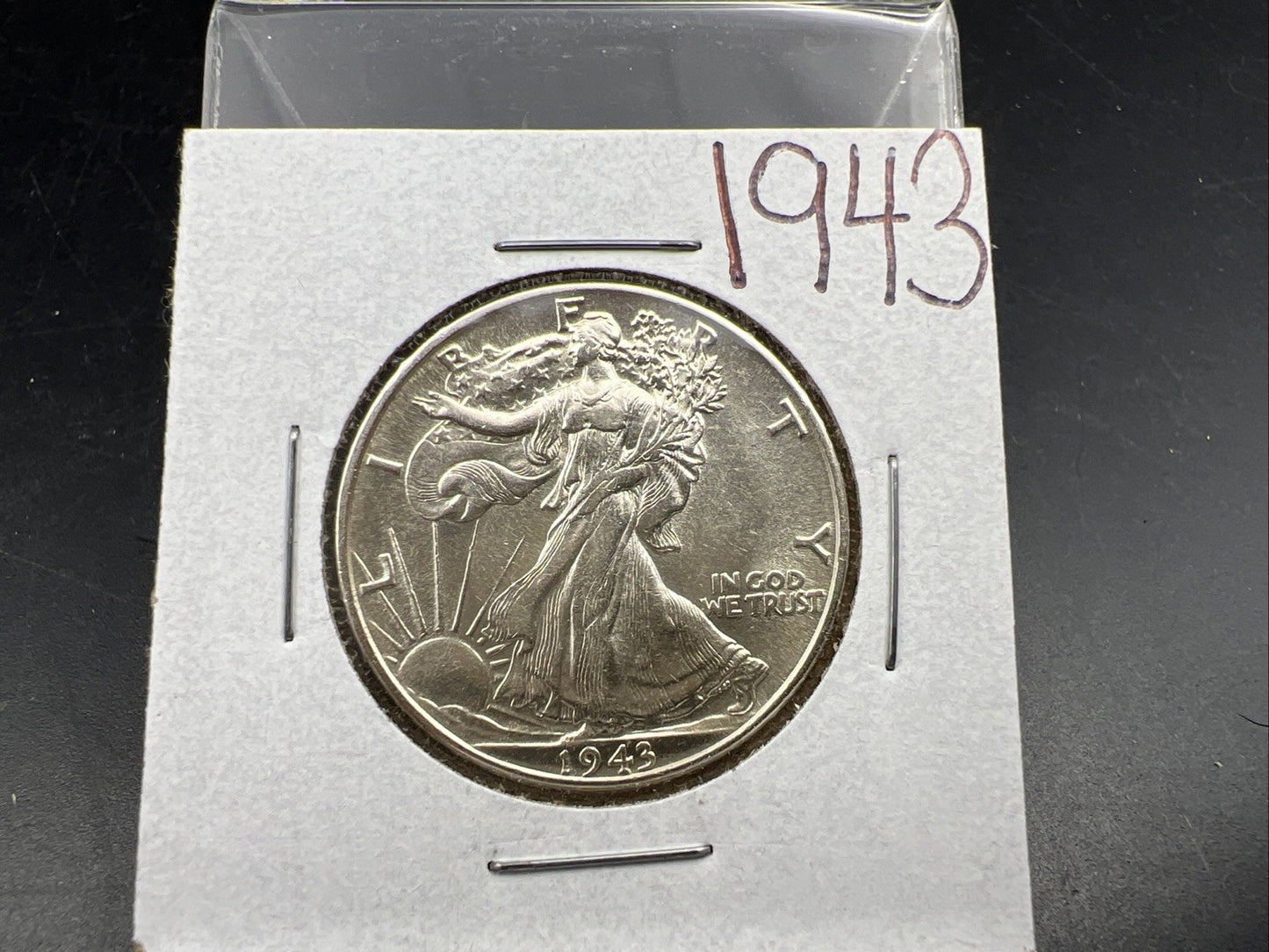 1943 P 50c Walking Liberty Silver Half Dollar UNC Uncirculated