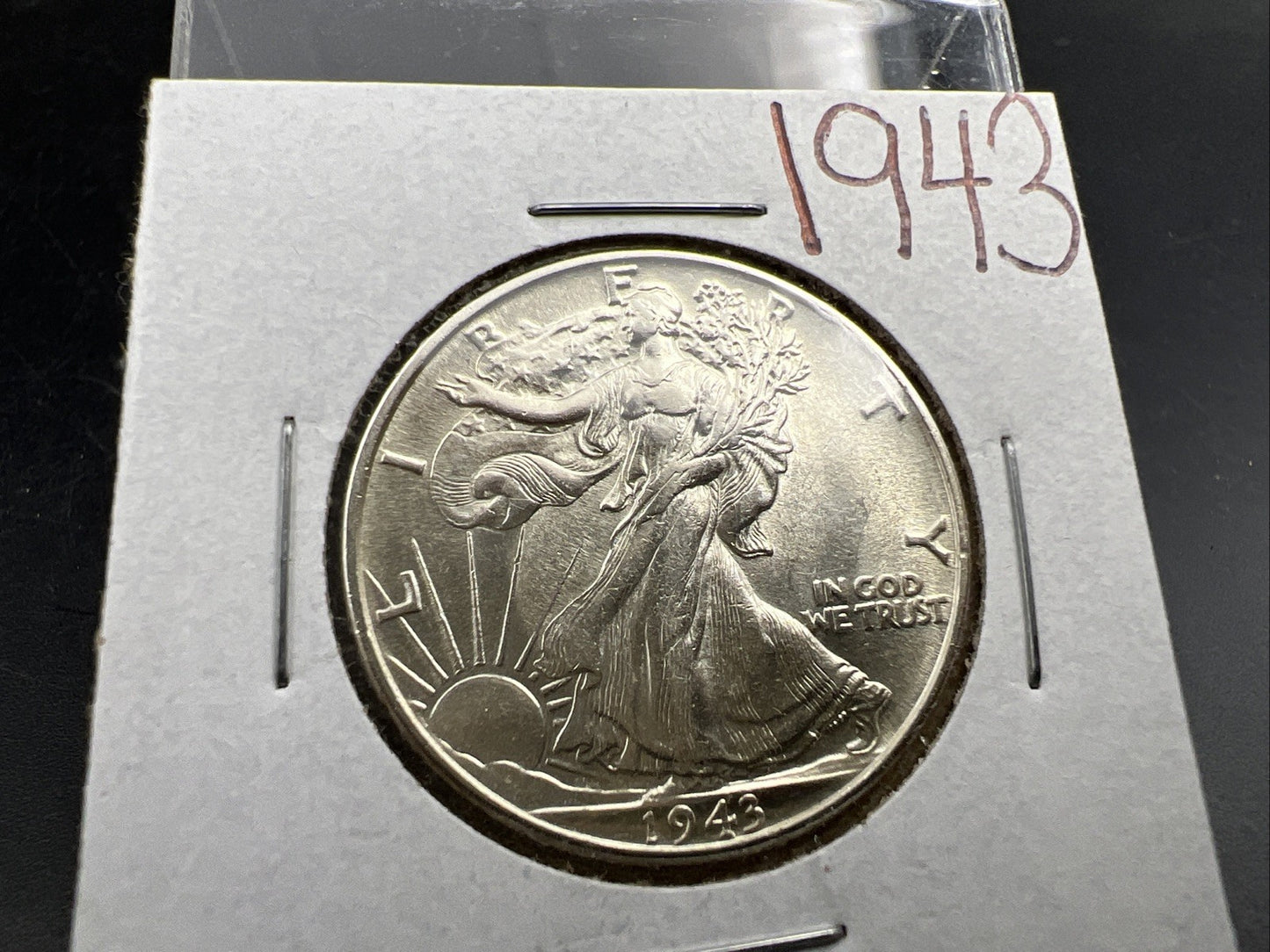 1943 P 50c Walking Liberty Silver Half Dollar UNC Uncirculated