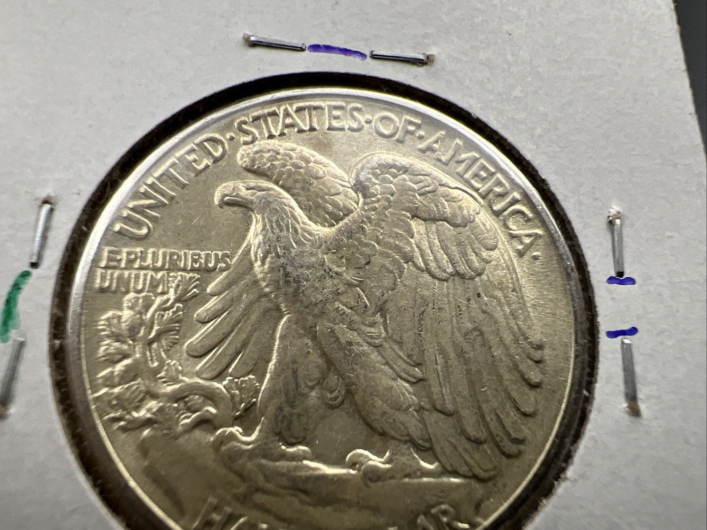 1942 P 50c Walking Liberty Silver Half Dollar AU About Uncirculated