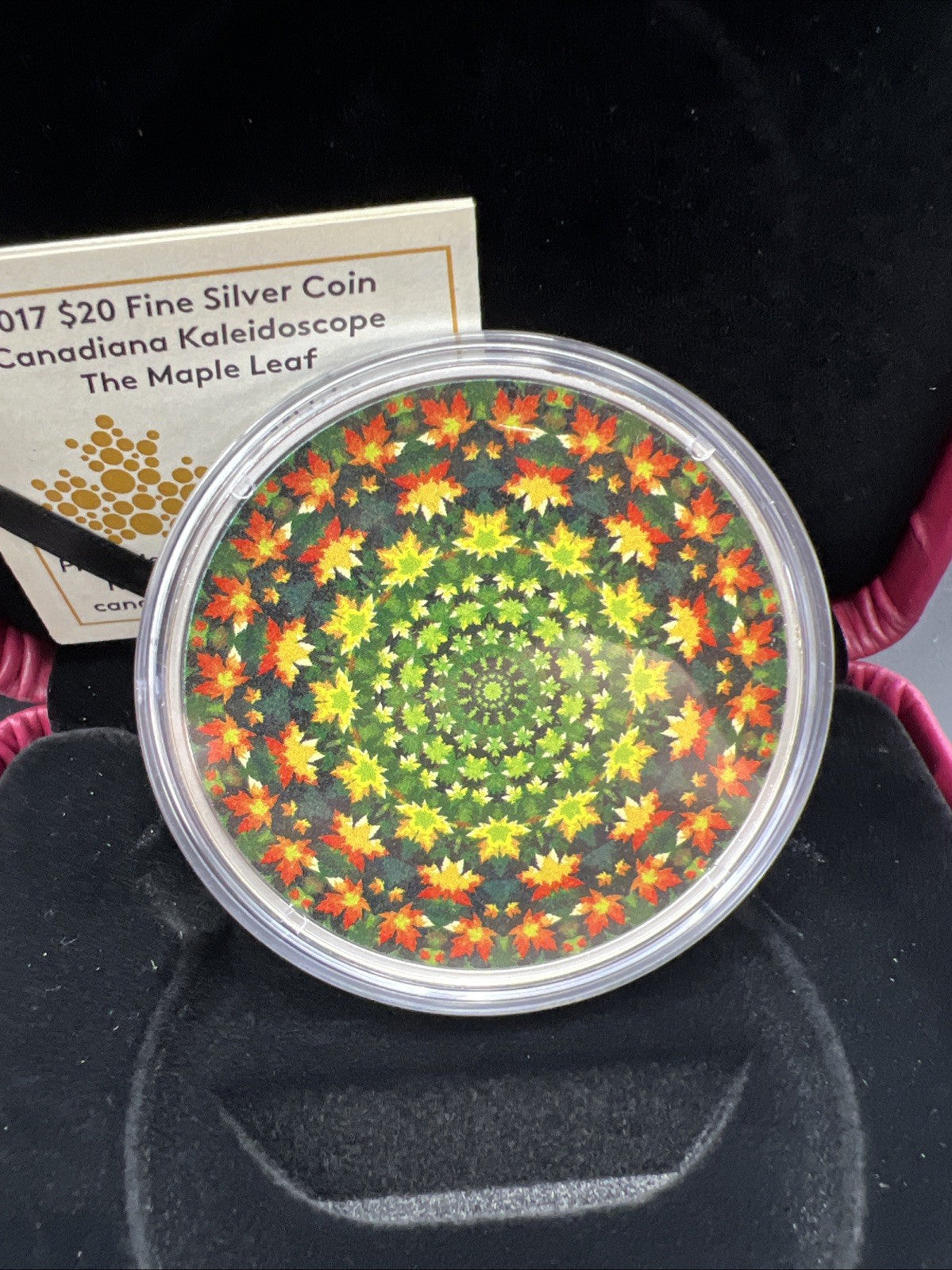 2017 Canada Silver Kaleidoscope w/ Box & COA