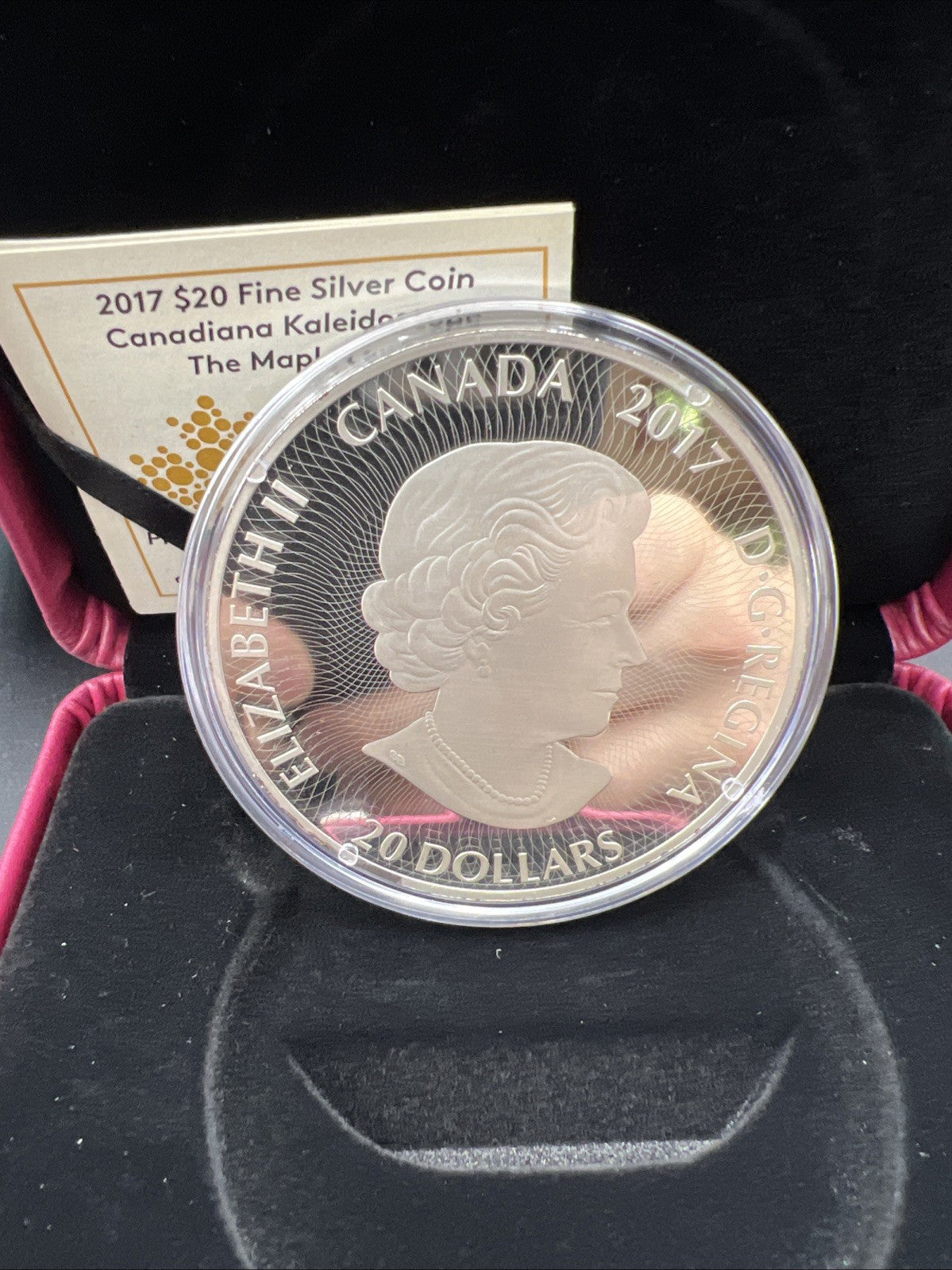 2017 Canada Silver Kaleidoscope w/ Box & COA