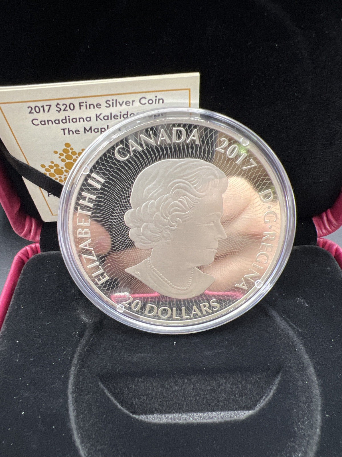 2017 Canada Silver Kaleidoscope w/ Box & COA