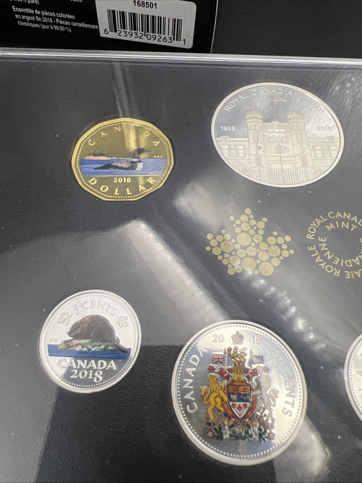 2018 Canada Fine Silver Colourized 6-Coin Proof Set Classic Coins #B
