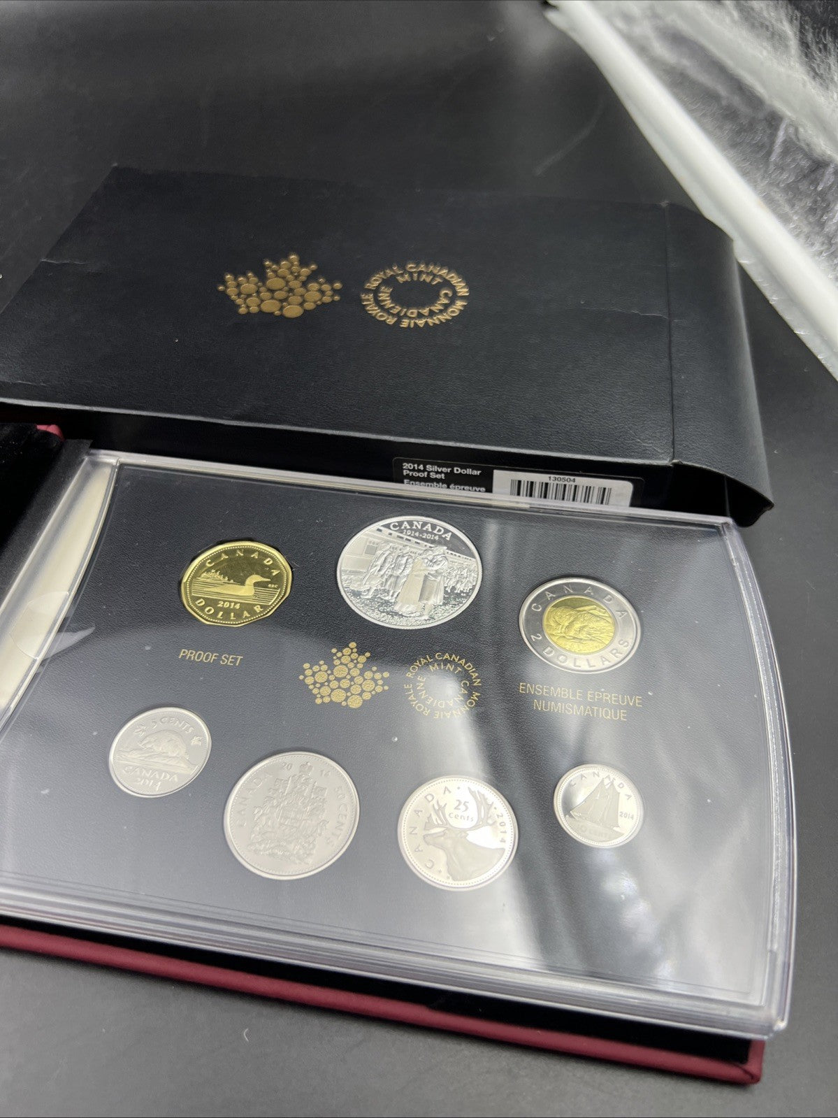 2014 Canada WW1 100th Anniversary Silver Dollar Proof Set w/ Box & COA