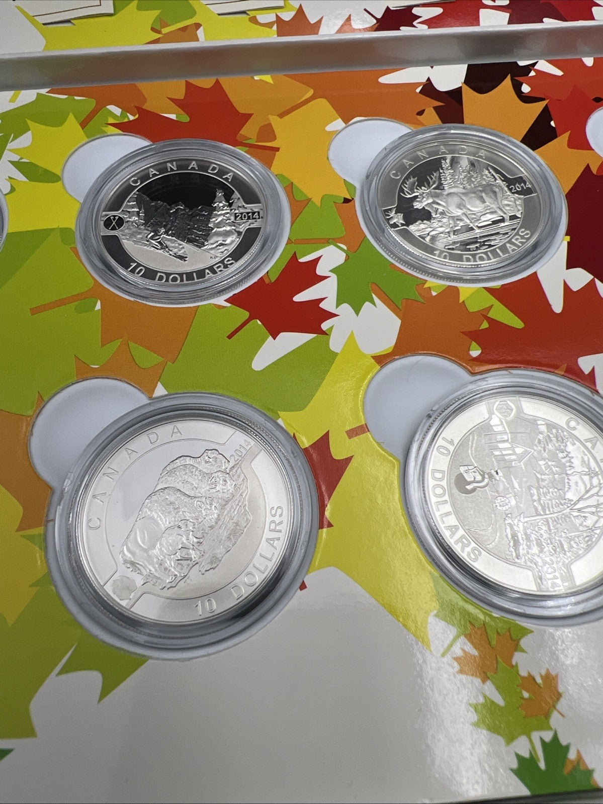 Canada 2014 $10 O Canada Series .9999 Silver 10-Coin Set w/ Box & COA #B