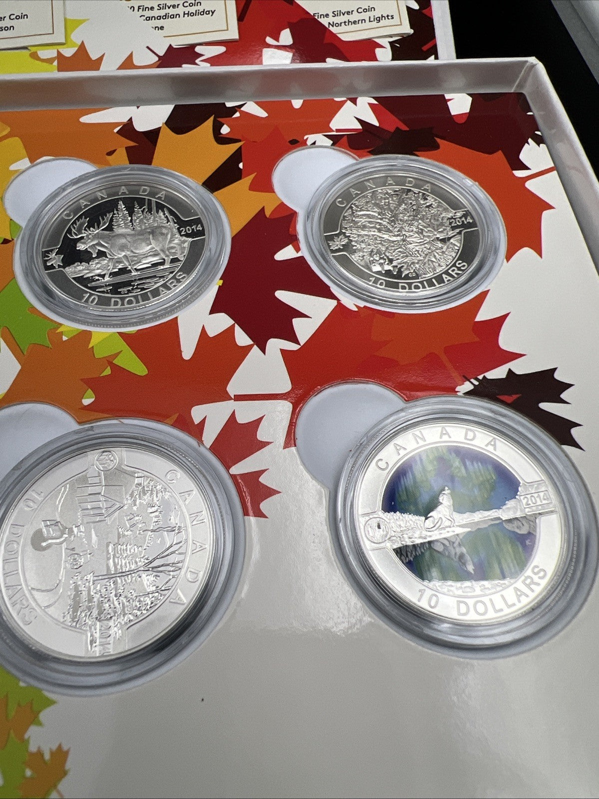 Canada 2014 $10 O Canada Series .9999 Silver 10-Coin Set w/ Box & COA #B