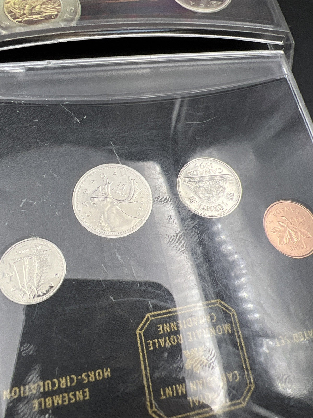 1999 Oh Canada Canadian Mint 7 coin Uncirculated Set in Case