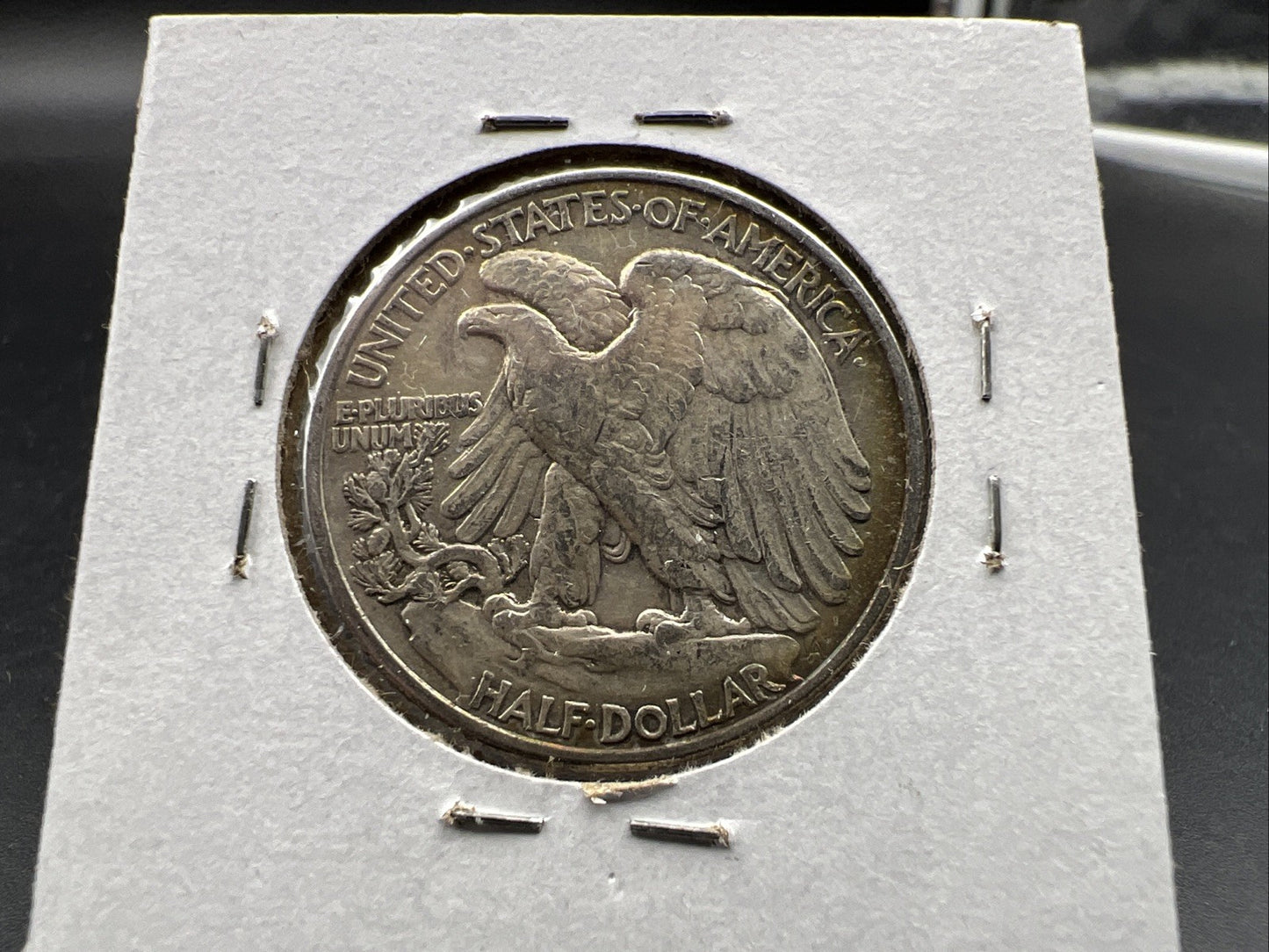 1945 P 50c Walking Liberty Silver Half Dollar XF EF Nice Toning WW2 Issue