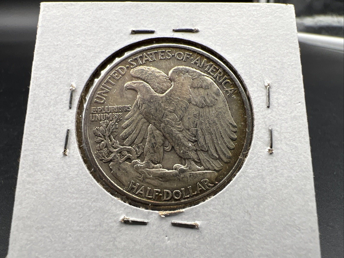1945 P 50c Walking Liberty Silver Half Dollar XF EF Nice Toning WW2 Issue