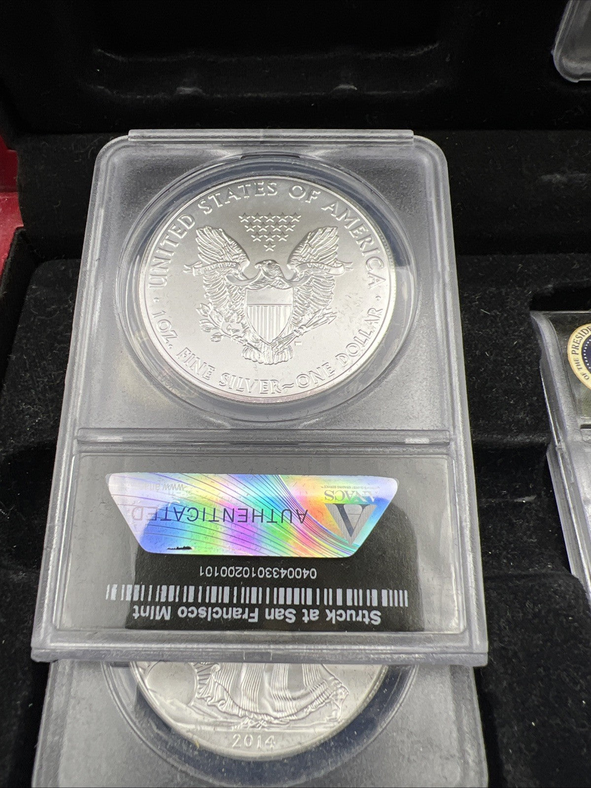 Complete 6 Coin S Mint Set 2011-2016 1 oz American Silver Eagle Coins MS69 ANACS