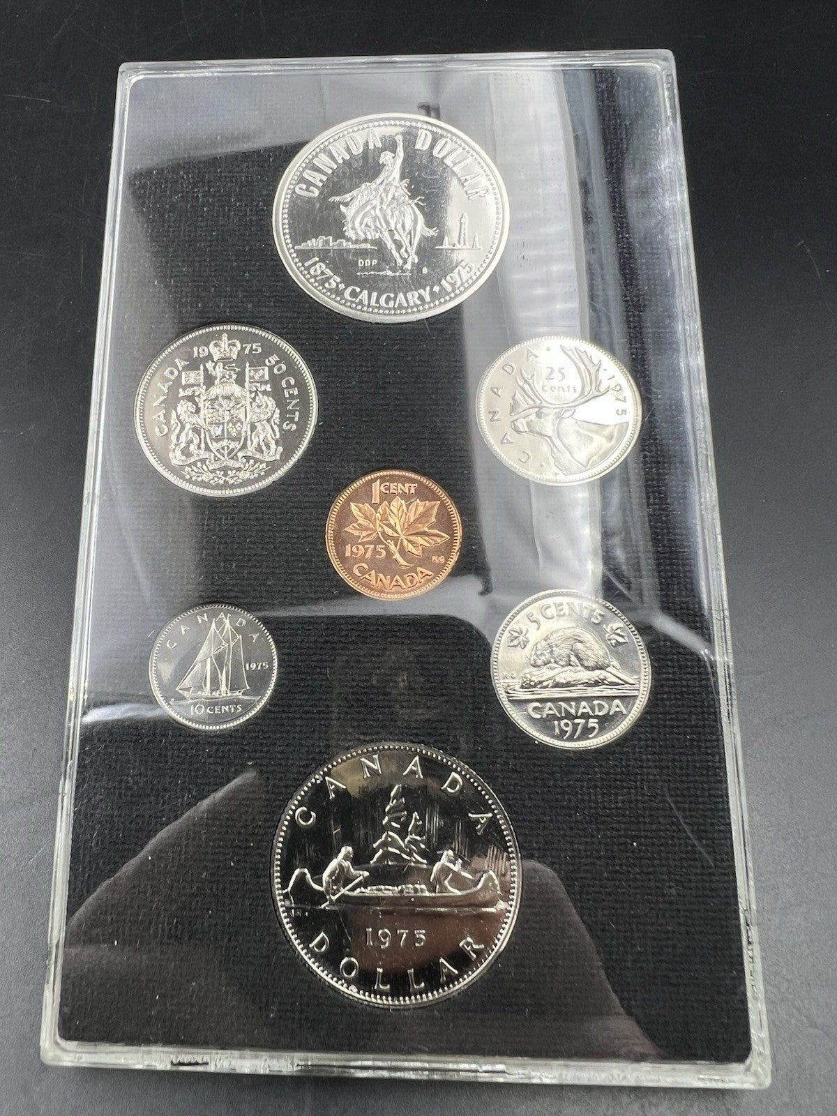 1975 Canada Double Dollar Proof Set Gem Uncirculated Coins no Box or COA