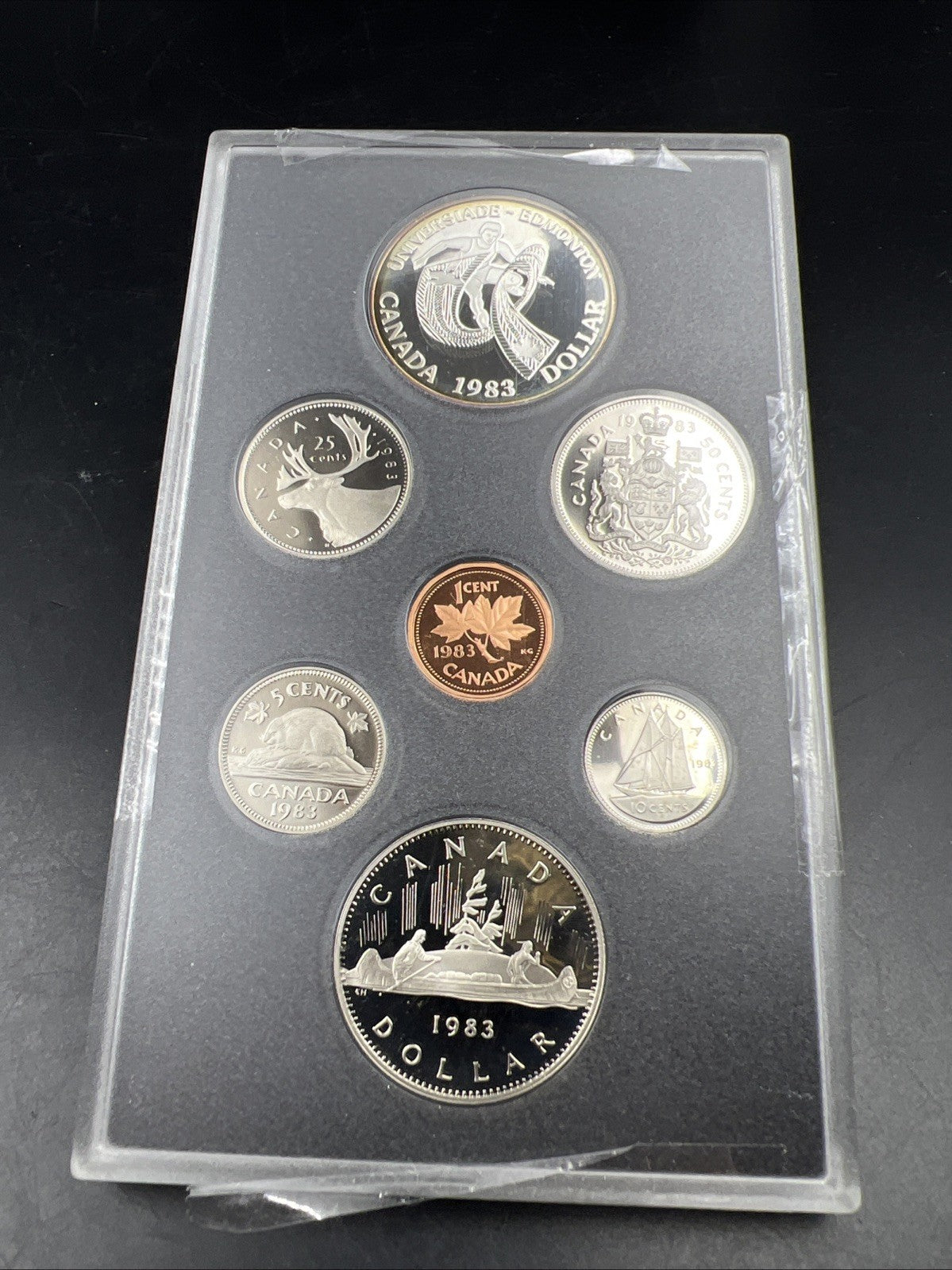 1983 Canada Double Dollar Proof Set Gem Uncirculated Coins no Box or COA