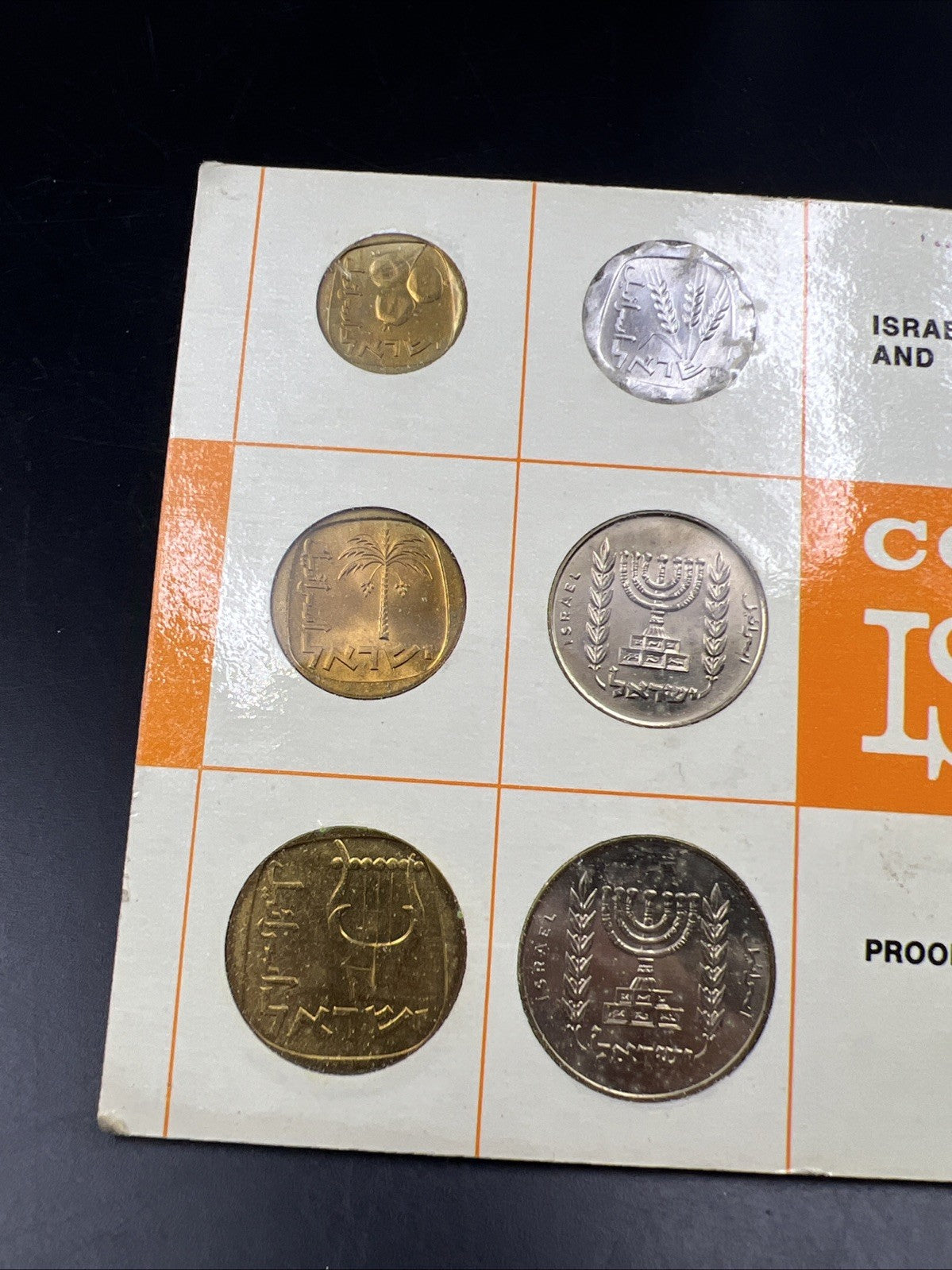 1966 Israel Coin & Medals set 6 Proof Like Issues Tel Aviv Mint