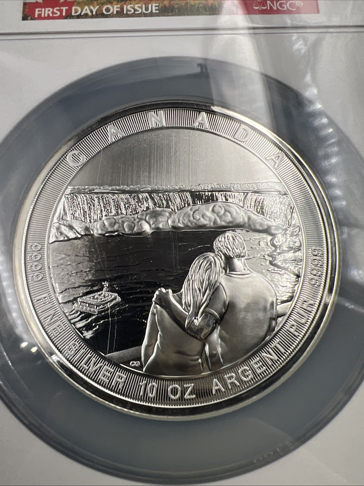 2017 Canada S$50 10 Oz Silver Niagara Falls Commemorative NGC MS69 FDOI #002