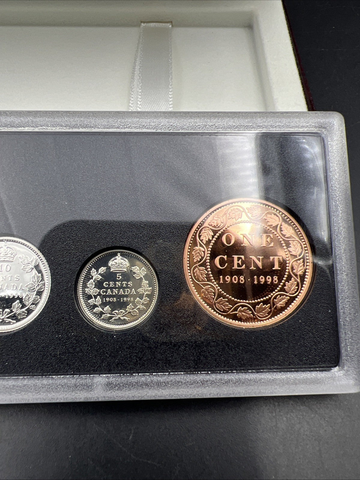 1998 Ottawa Gem DCAM Proof Set 100th Anniversary w/ used Box & COA SKU#A