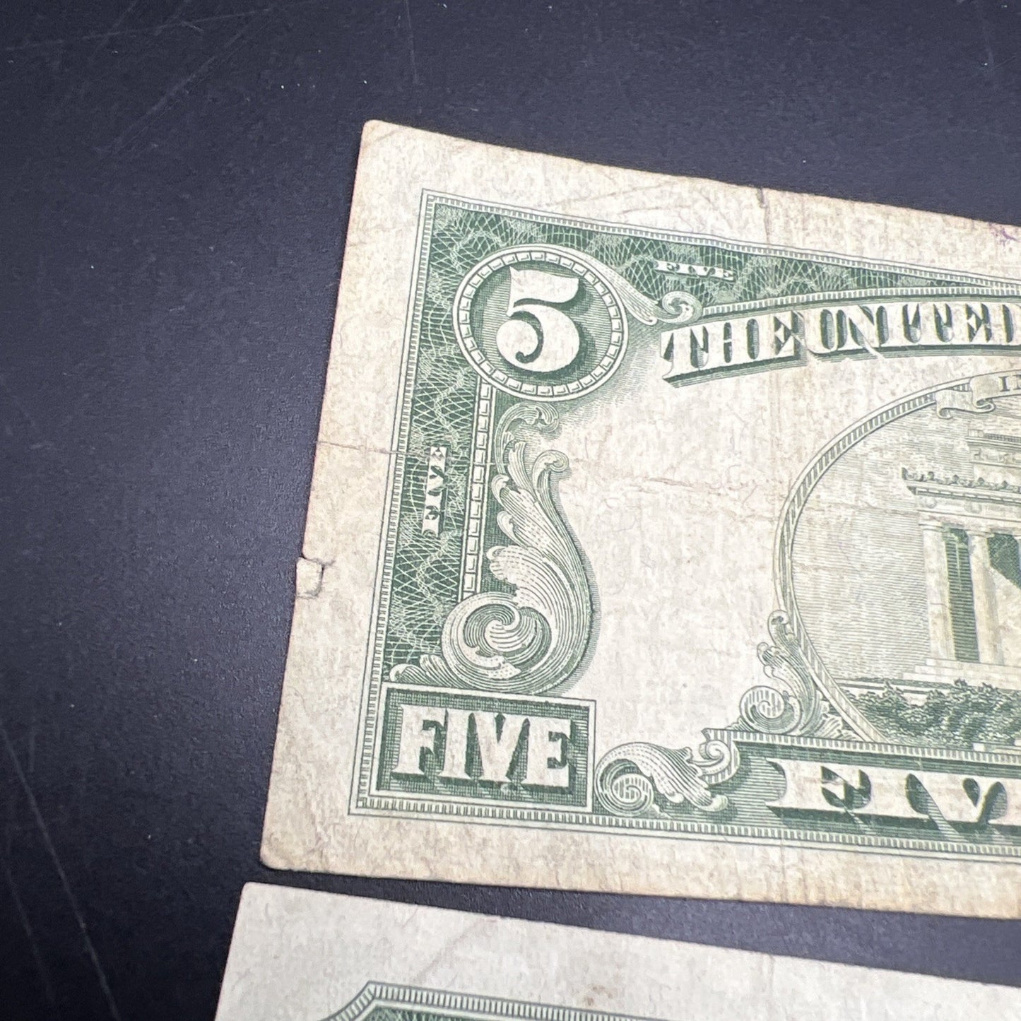 2 Note United States Legal Tender Red Seal Set 1963 $2 & $5 Bills VG+ Circ #788