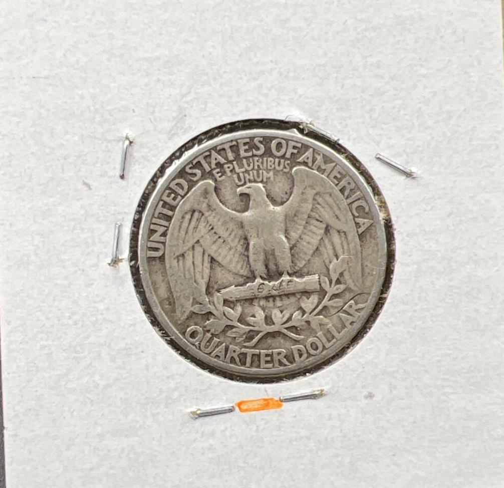 1932 P 25c Washington 90% Silver Quarter Coin Choice VG Very Good / Fine SKU#32A