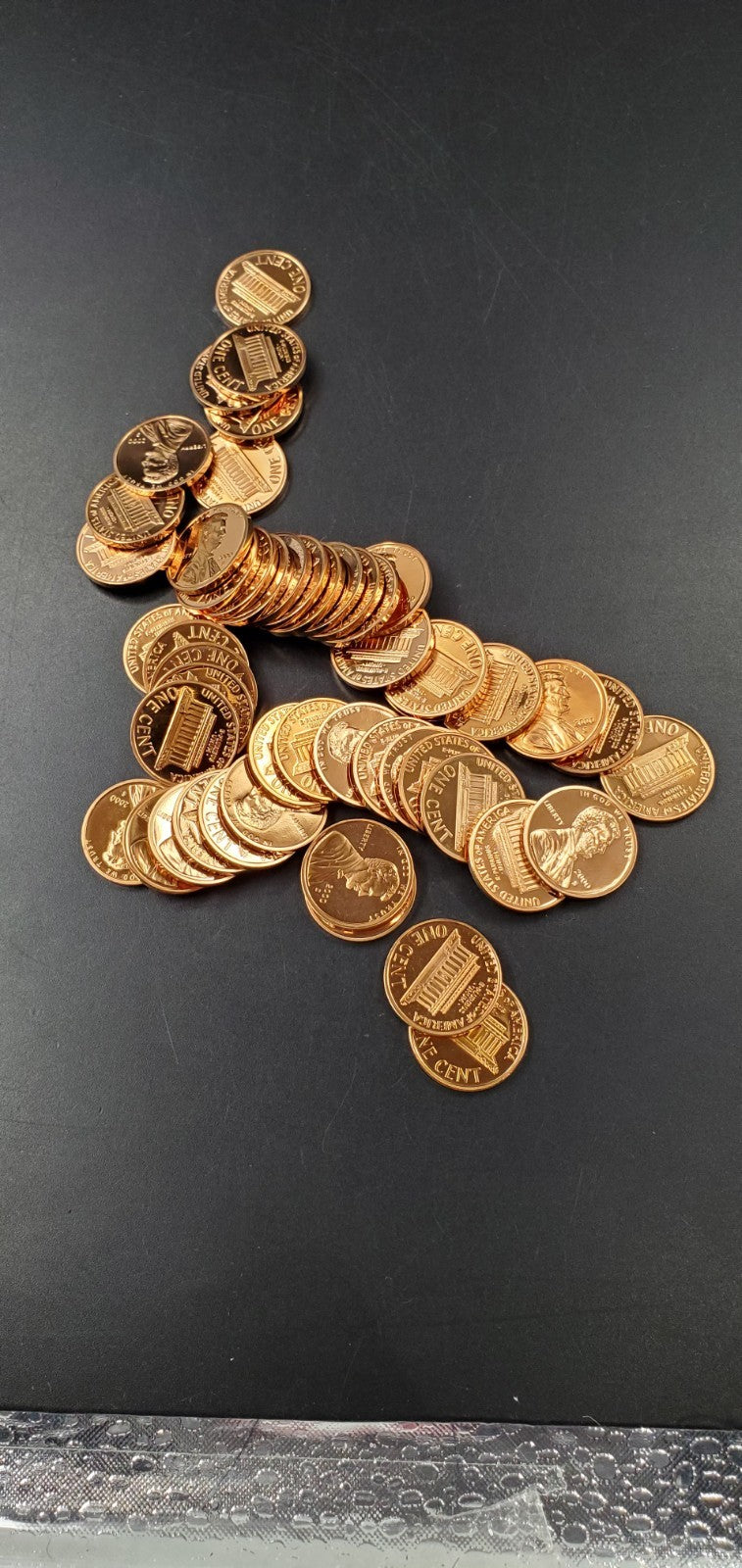 2000 S Proof 50 coin Lincoln Cent BU Uncirculated Roll In Plastic Tube