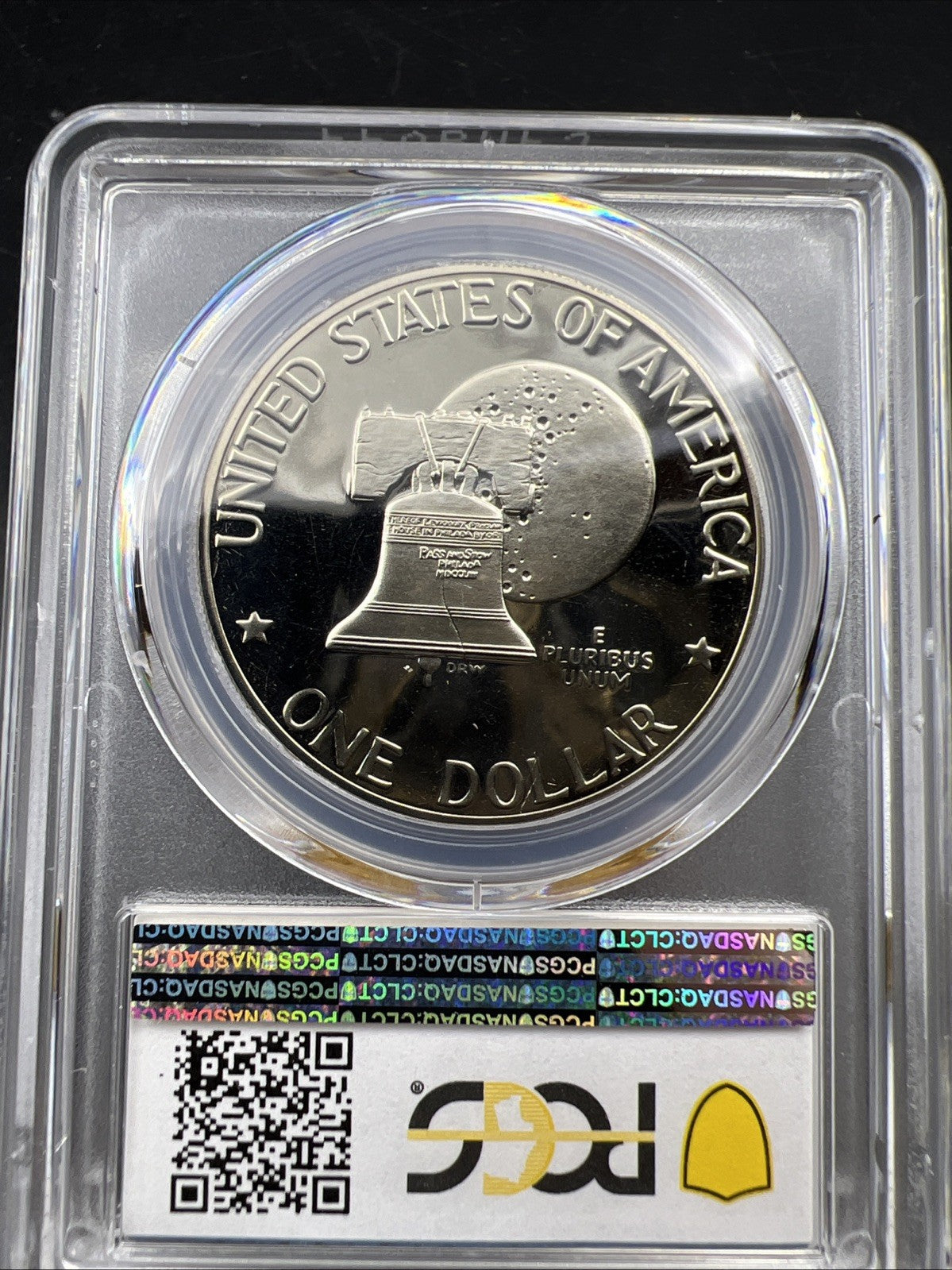 1976 S $1 Ike Eisenhower Proof Clad Dollar Coin PCGS PR69 DCAM Type 2 #240