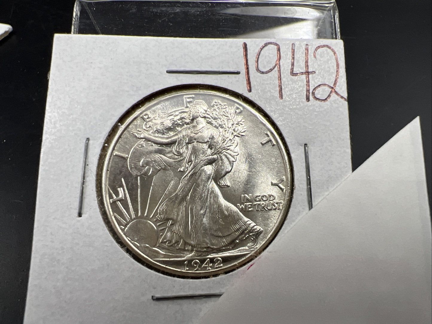1942 P 50c Walking Liberty Silver Half Dollar UNC Uncirculated SKU#A1