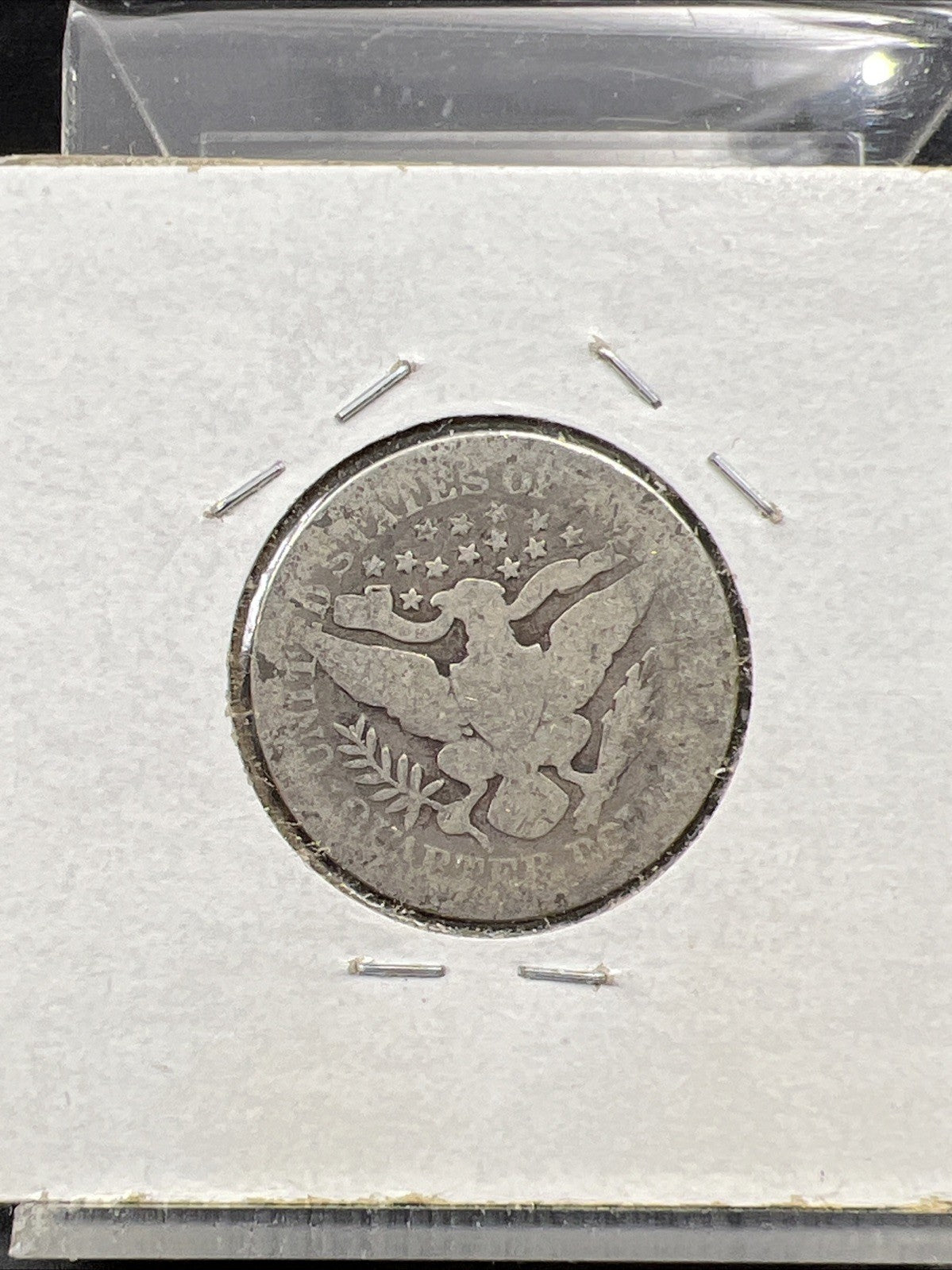 1892 25c Barber Silver Quarter Coin AG About Good Circ SKU#OG