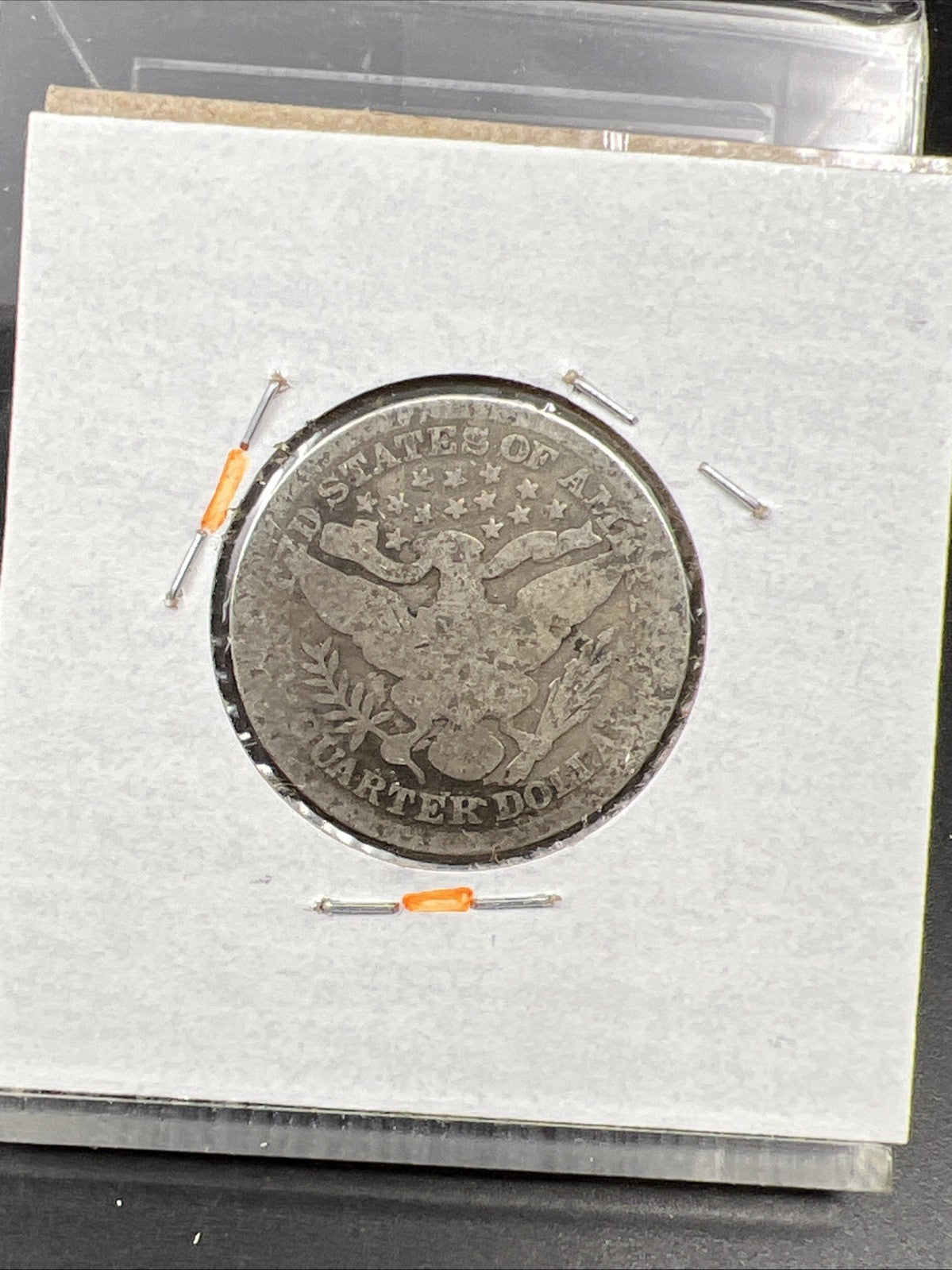 1892 P 25c Barber Silver Quarter Coin Very Circulated SKU#M