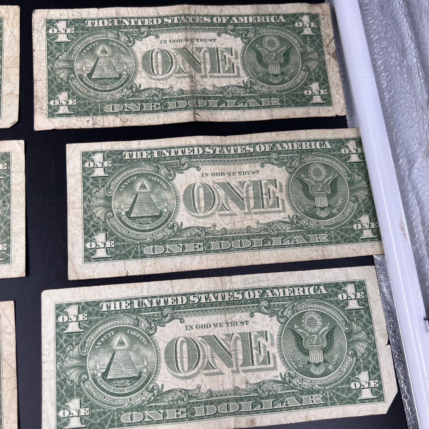 Lot of 13 $1 One Dollar 1957 Blue Seal Silver Certificate Notes Very Circ #170