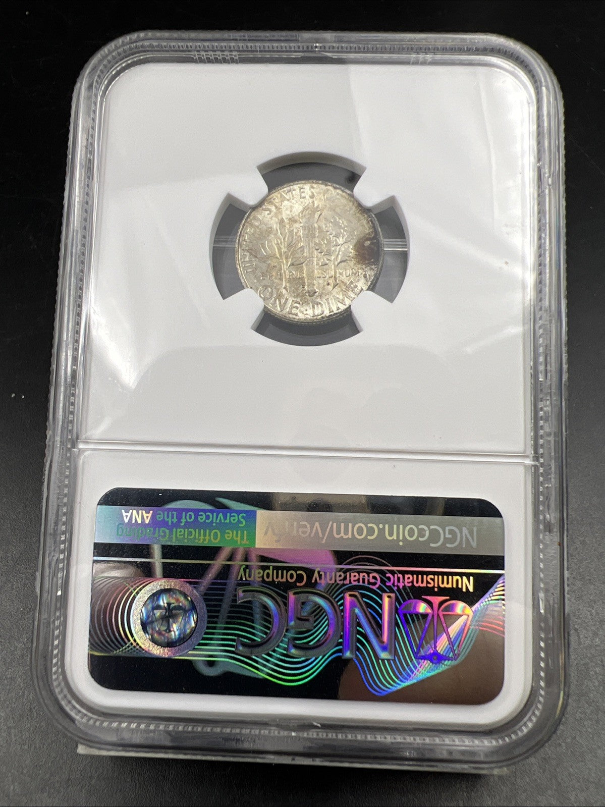 1955 S 10c Roosevelt Silver Dime Coin MS66 NGC Gem BU Certified #151 Nice Toning