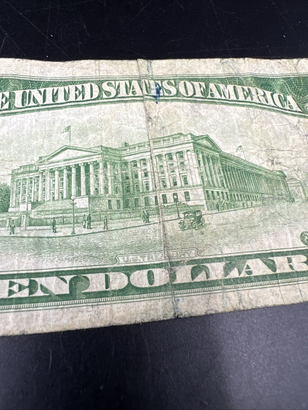 1928 B $10 FRN Federal Reserve Note Redeemable in Gold Cleveland VG Very Good