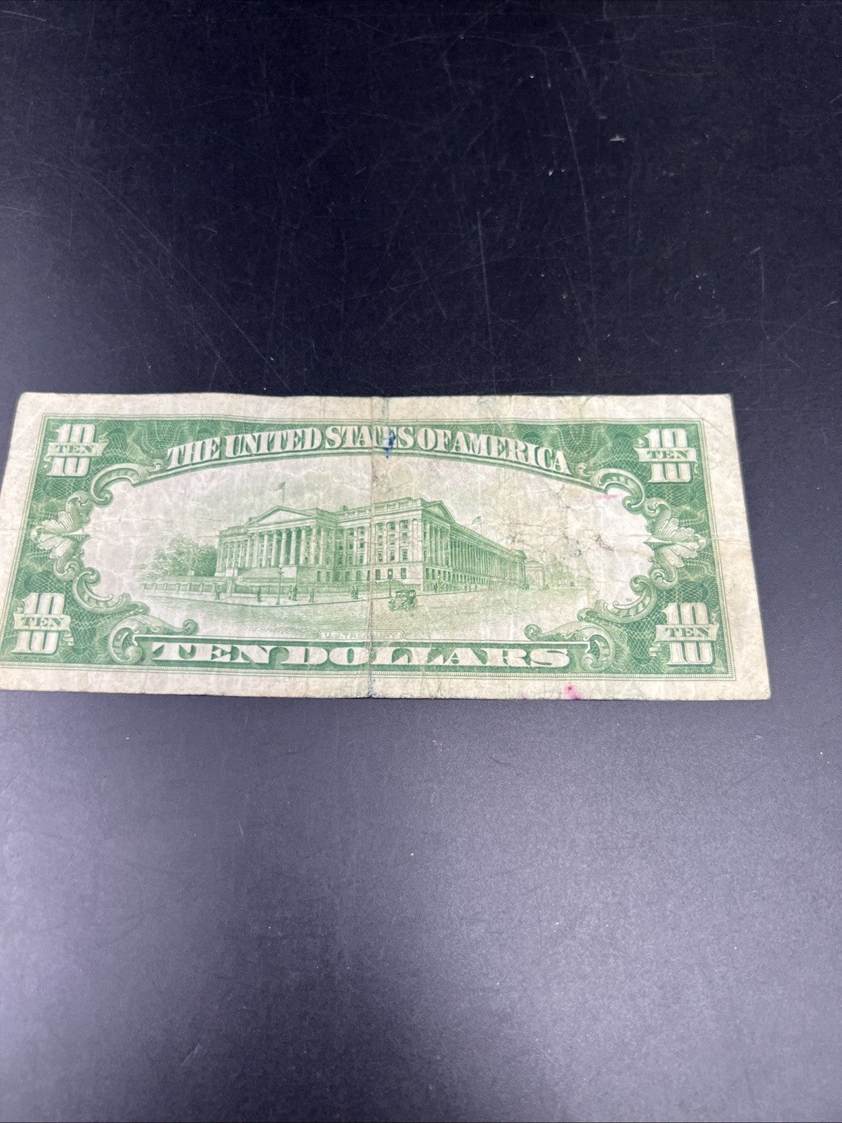 1928 B $10 FRN Federal Reserve Note Redeemable in Gold Cleveland VG Very Good