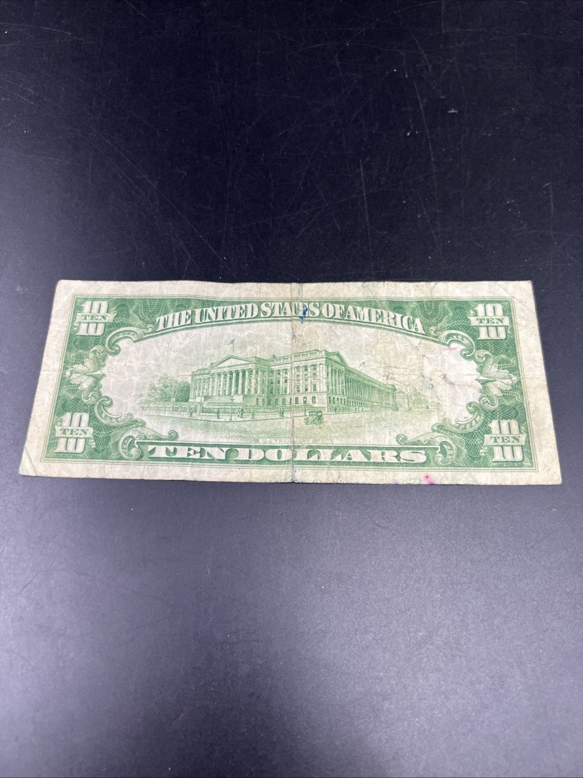 1928 B $10 FRN Federal Reserve Note Redeemable in Gold Cleveland VG Very Good