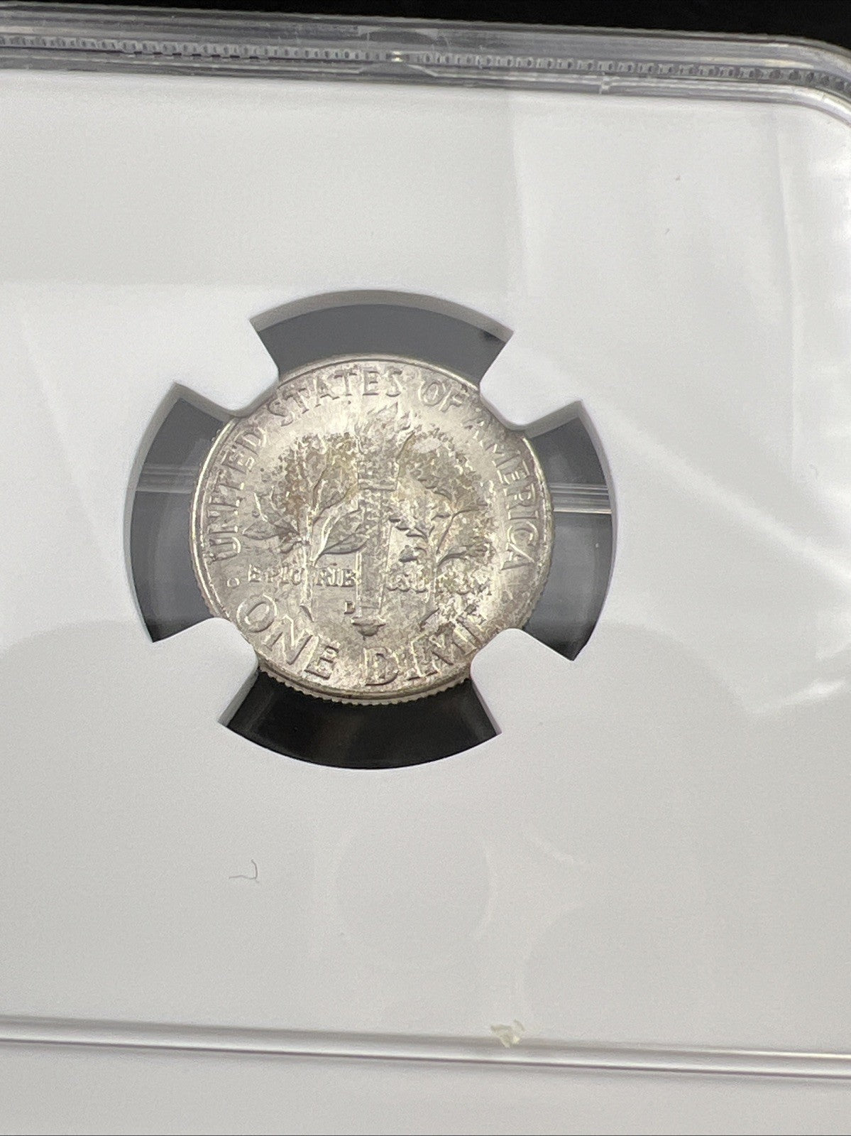 1964 D 10c Roosevelt Silver Dime Coin MS66 NGC Gem BU Certified #001 Some Toning