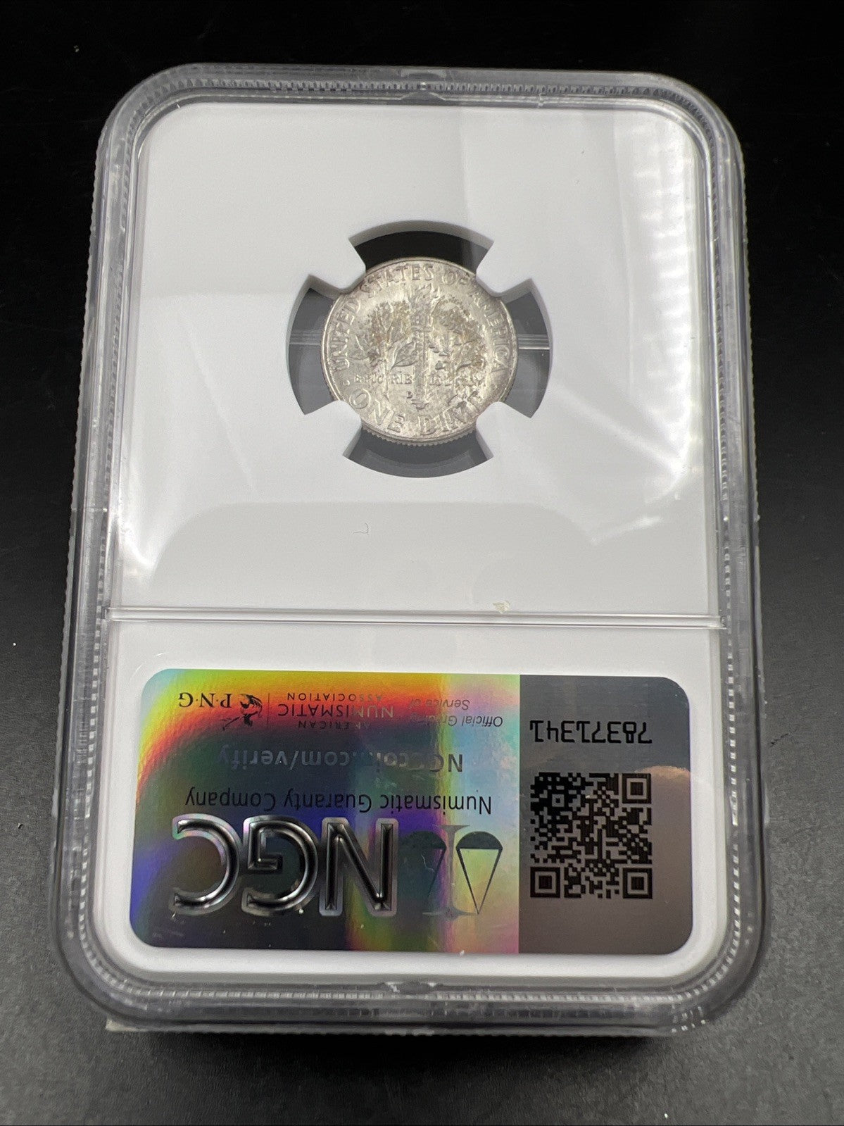 1964 D 10c Roosevelt Silver Dime Coin MS66 NGC Gem BU Certified #001 Some Toning