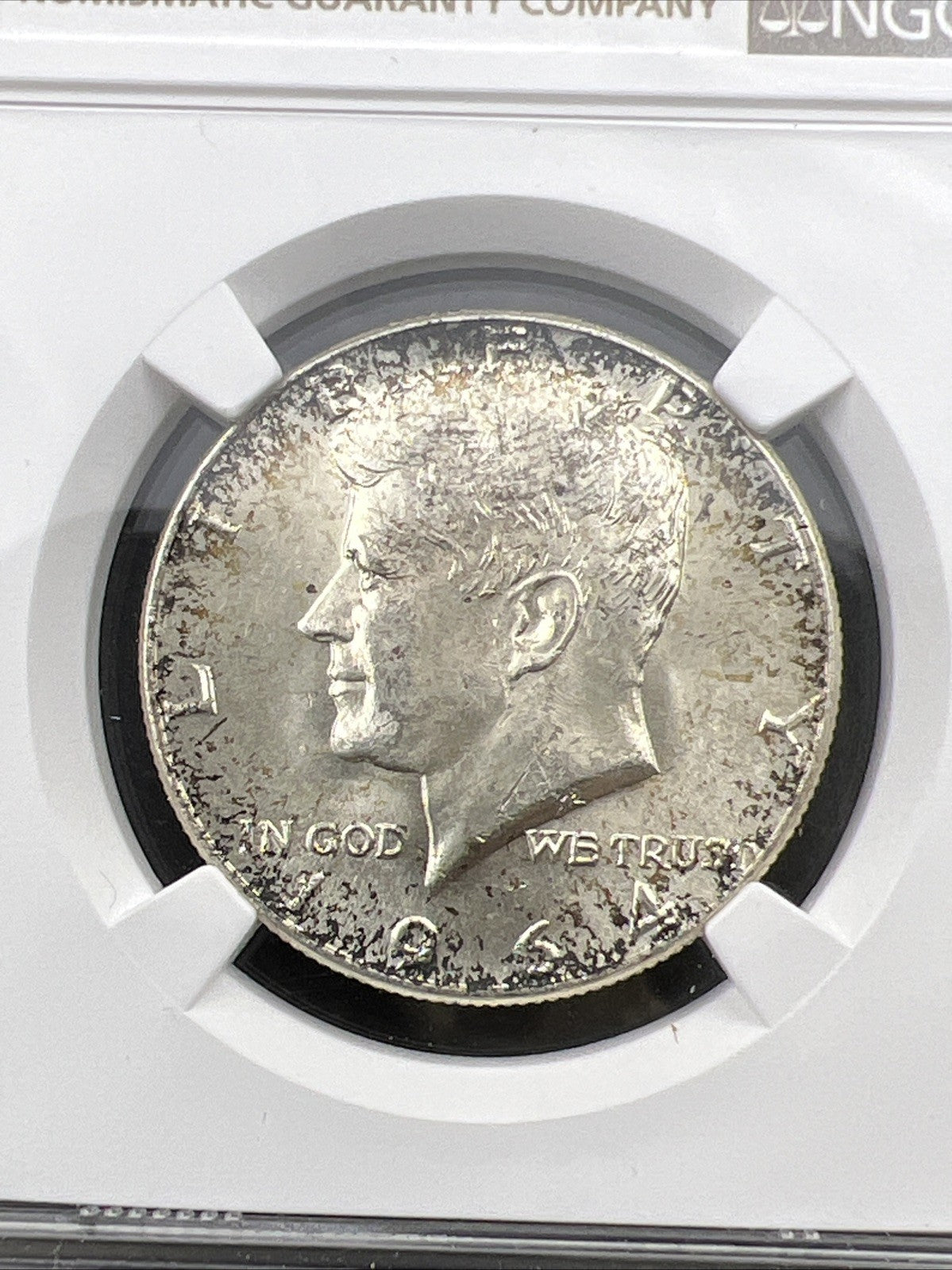 1964 P 50c Kennedy 90% Silver Half Dollar Coin NGC MS64 CH BU Some Toning