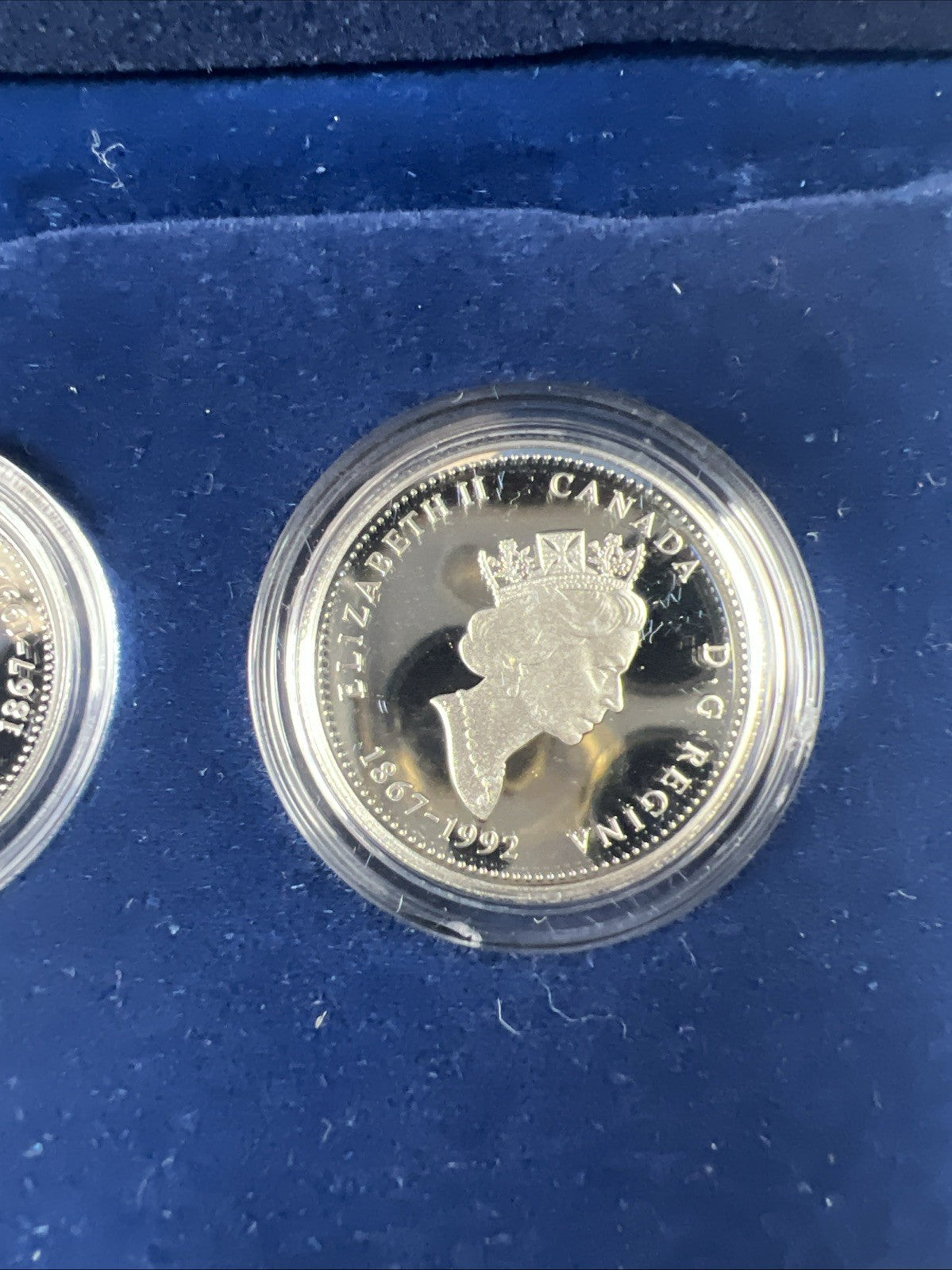 Canada Proof 1992 125th Confederation Anniversary Silver Quarters Dollar Set #2C