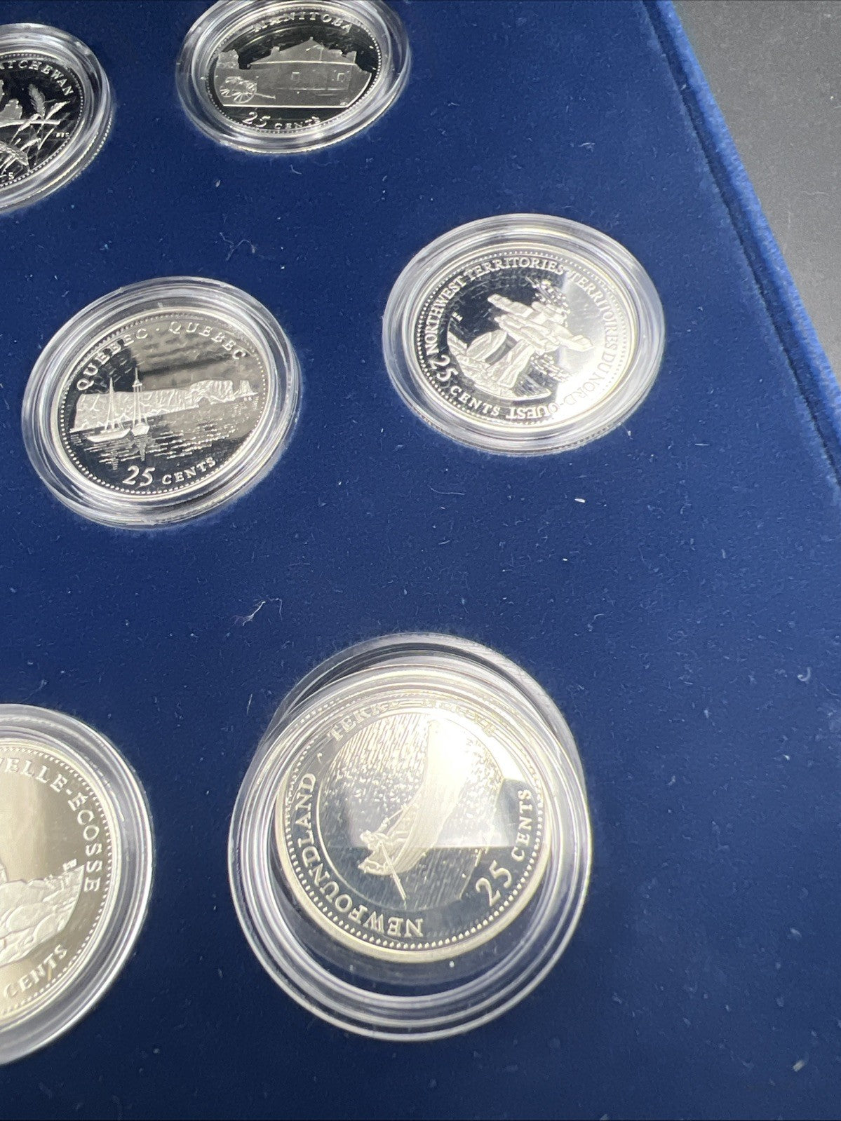 Canada Proof 1992 125th Confederation Anniversary Silver Quarters Dollar Set #2C