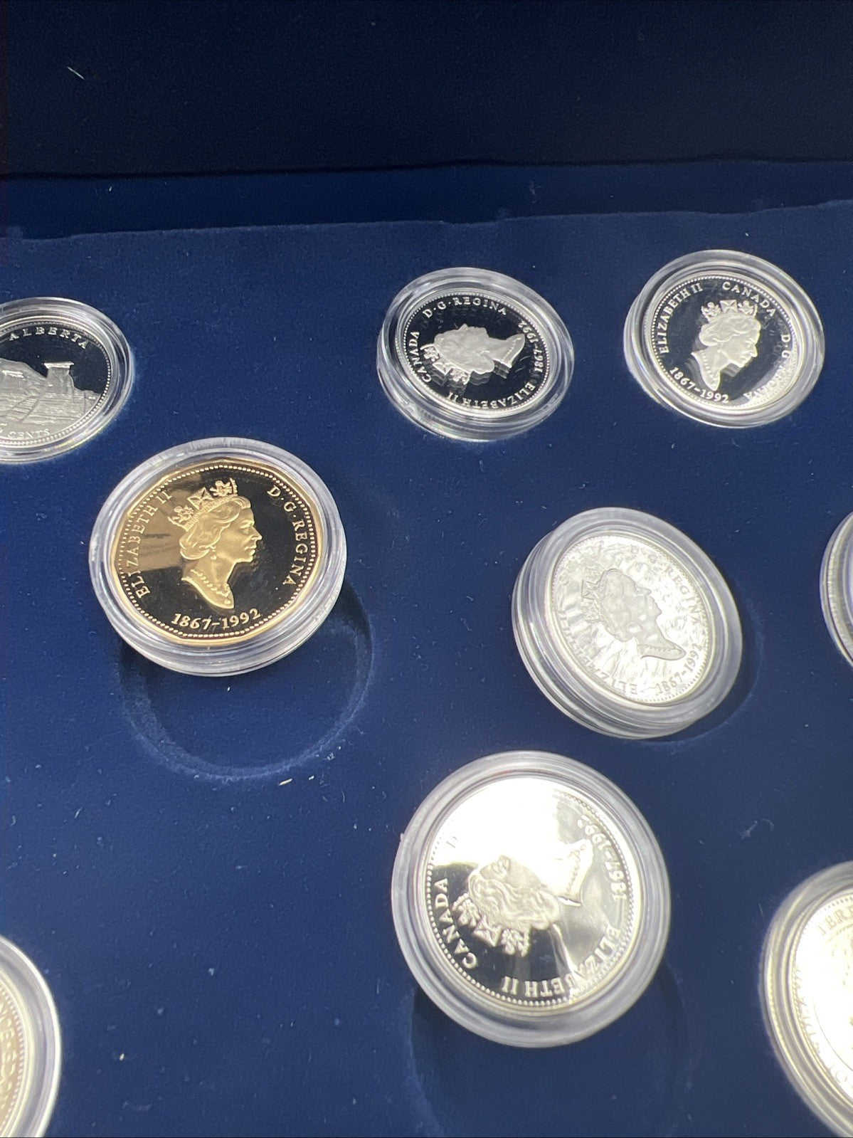 Canada Proof 1992 125th Confederation Anniversary Silver Quarters Dollar Set #2C