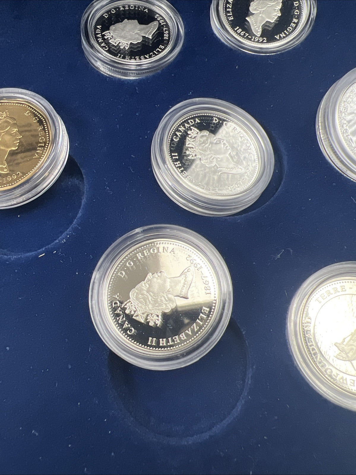 Canada Proof 1992 125th Confederation Anniversary Silver Quarters Dollar Set #2C