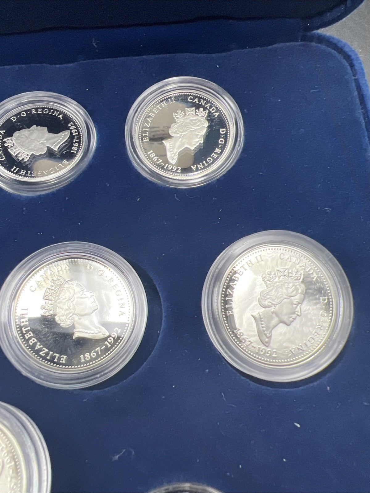 Canada Proof 1992 125th Confederation Anniversary Silver Quarters Dollar Set #2C