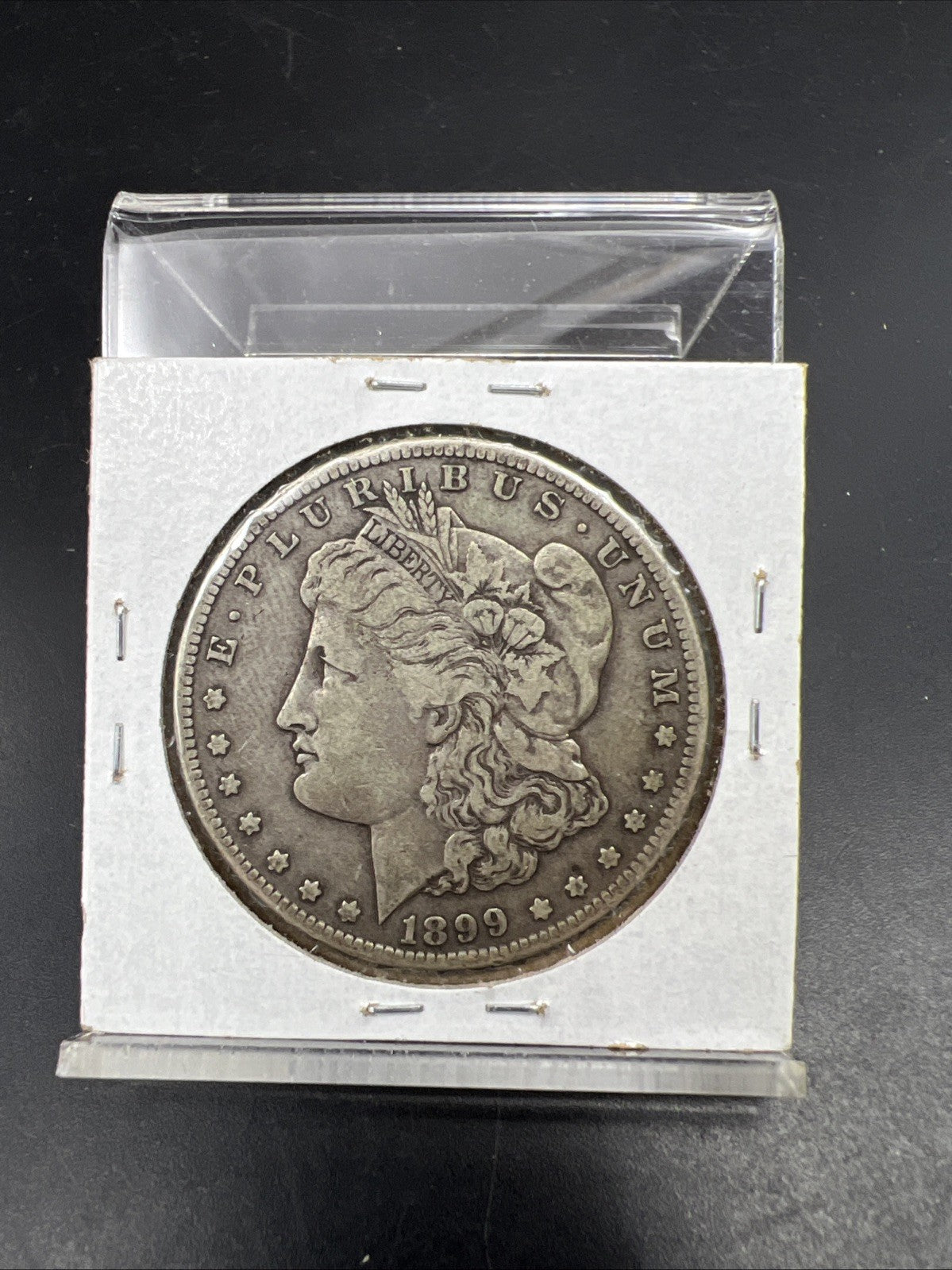 1899 S S/S Vam 4 Spiked S Variety Morgan Silver Dollar Coin VF Very Fine Circ