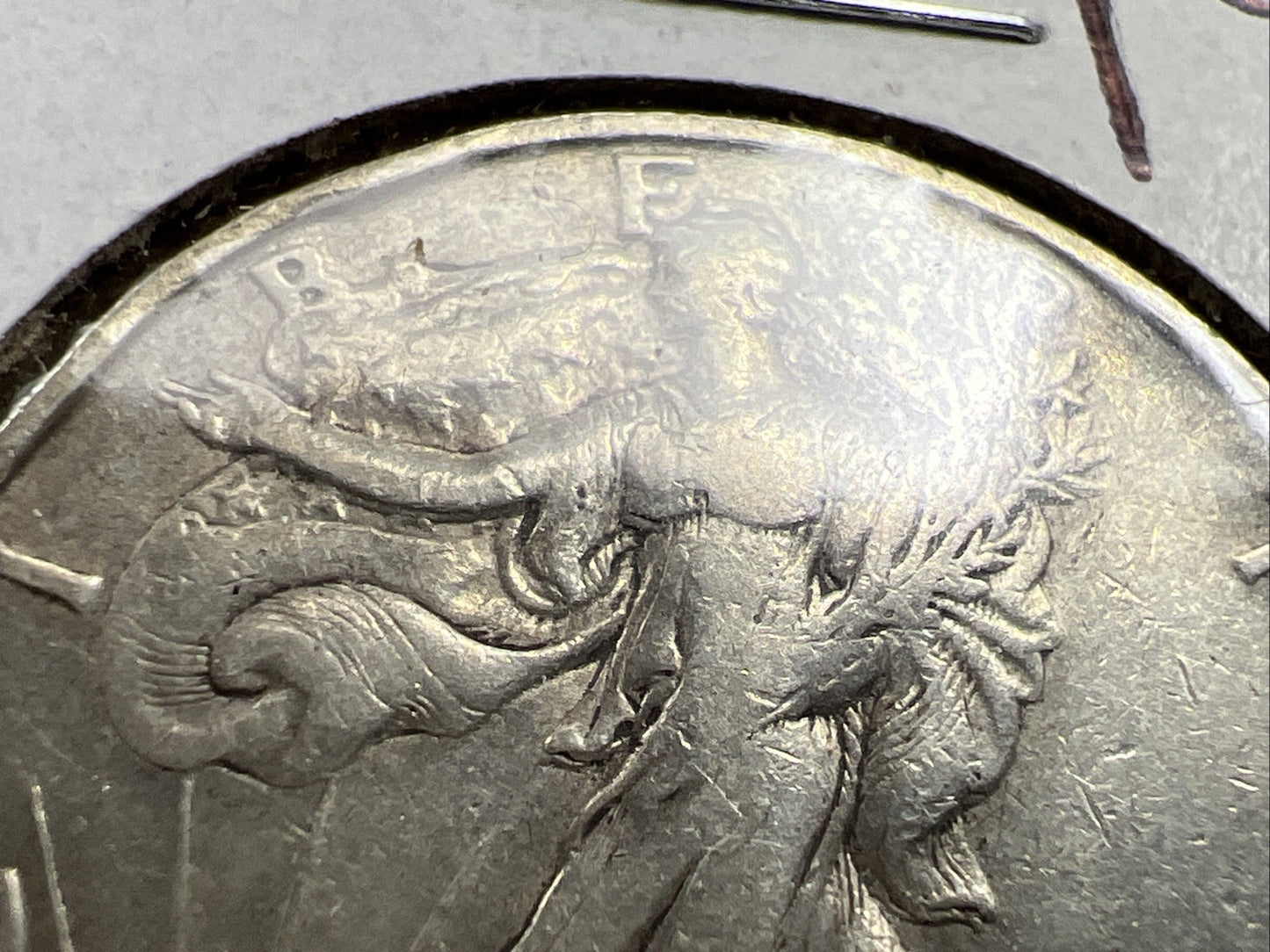 1942 S Walking Liberty Half Dollar Coin Double Die Obverse DDO CH VF FS-101