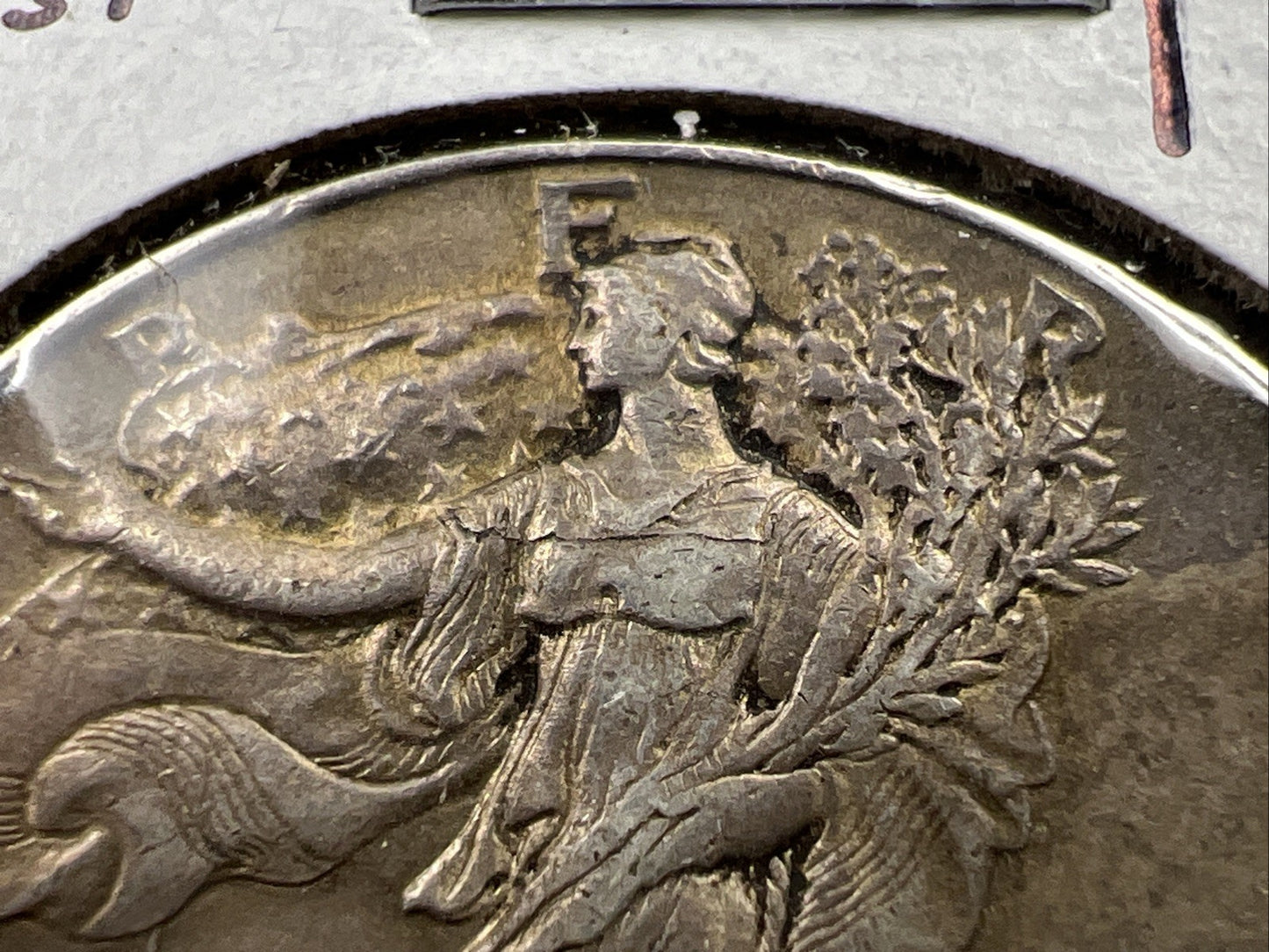 1943 P 50c Walking Liberty 50c Half Dollar Laminated Obverse Error XF EF