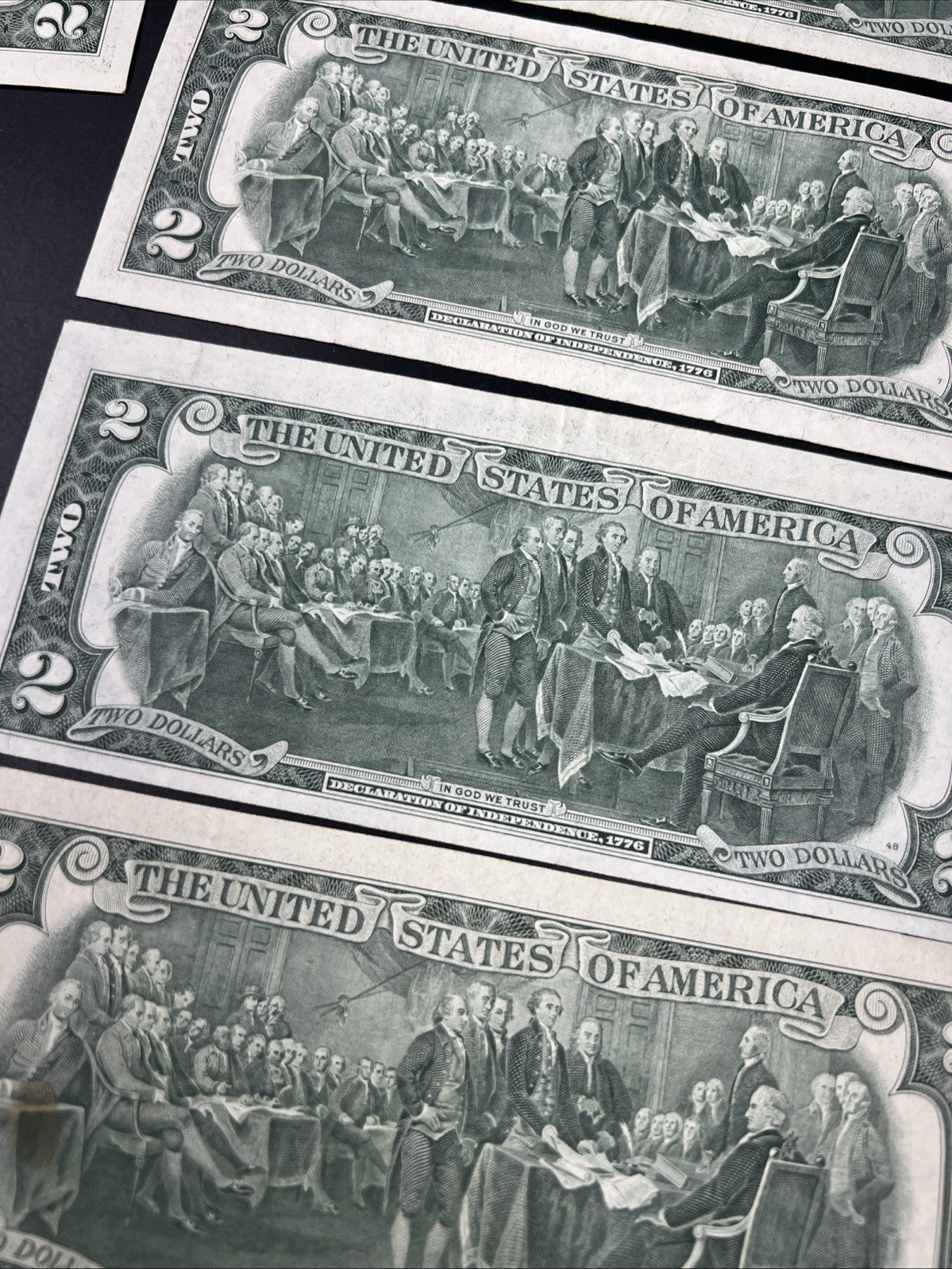 Lot of 19 1976 $2 FRN Federal Reserve Dollars Bicentennial Note Circulated #179