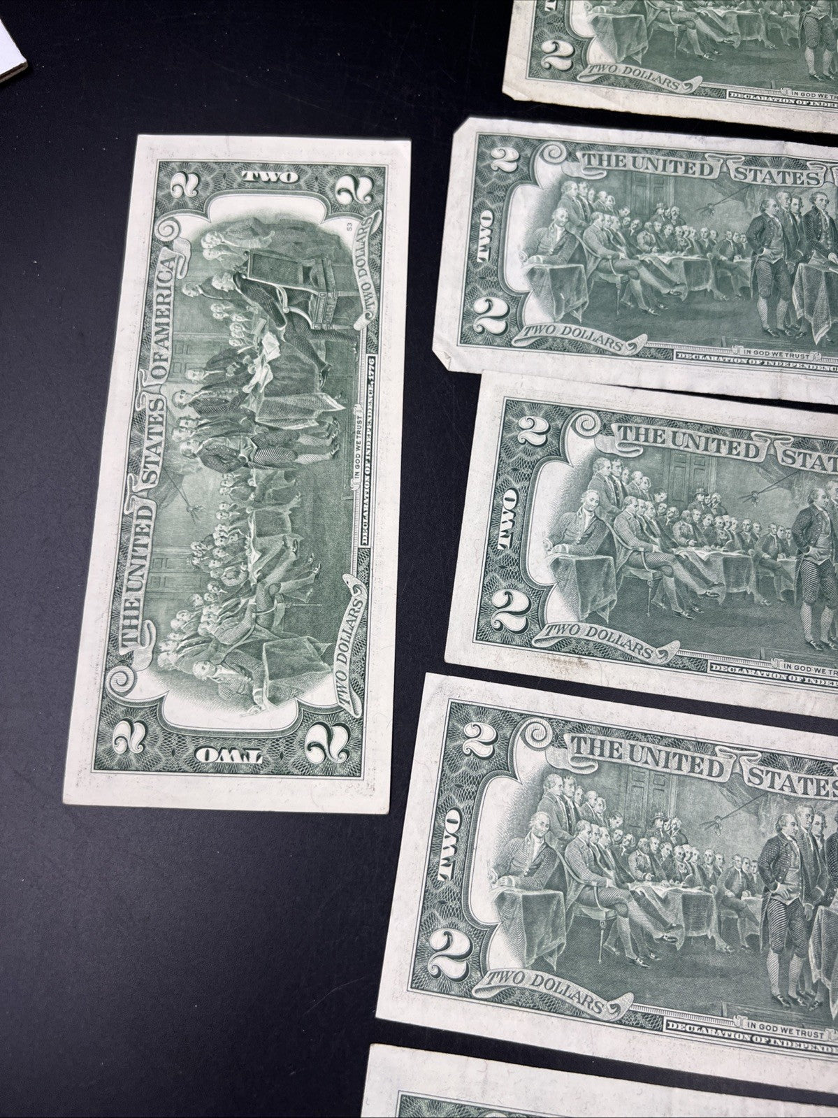 Lot of 19 1976 $2 FRN Federal Reserve Dollars Bicentennial Note Circulated #179